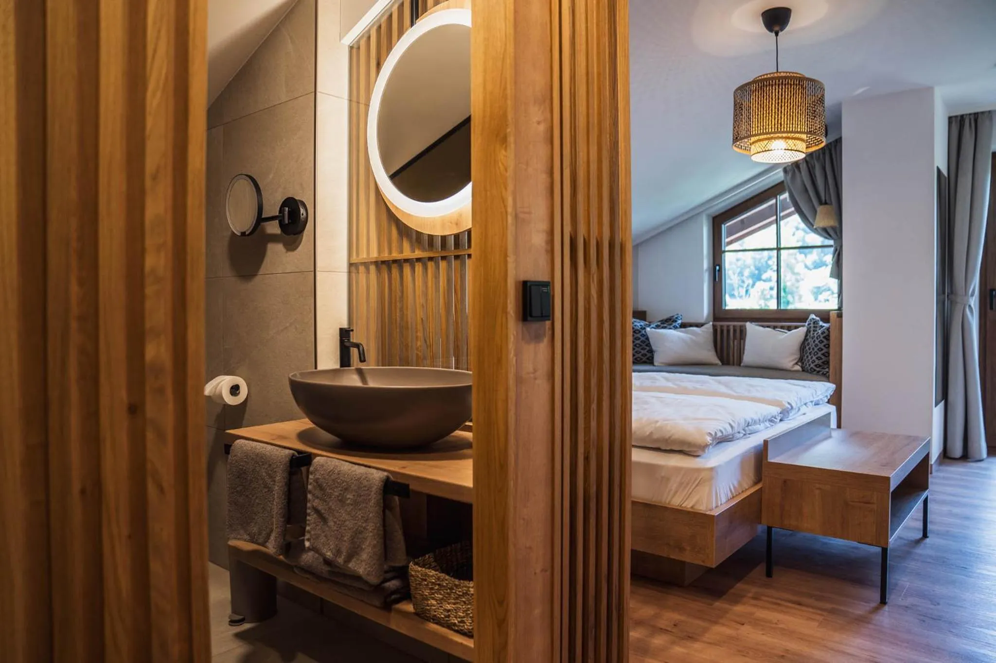 Bed in Bergrose Hideaway