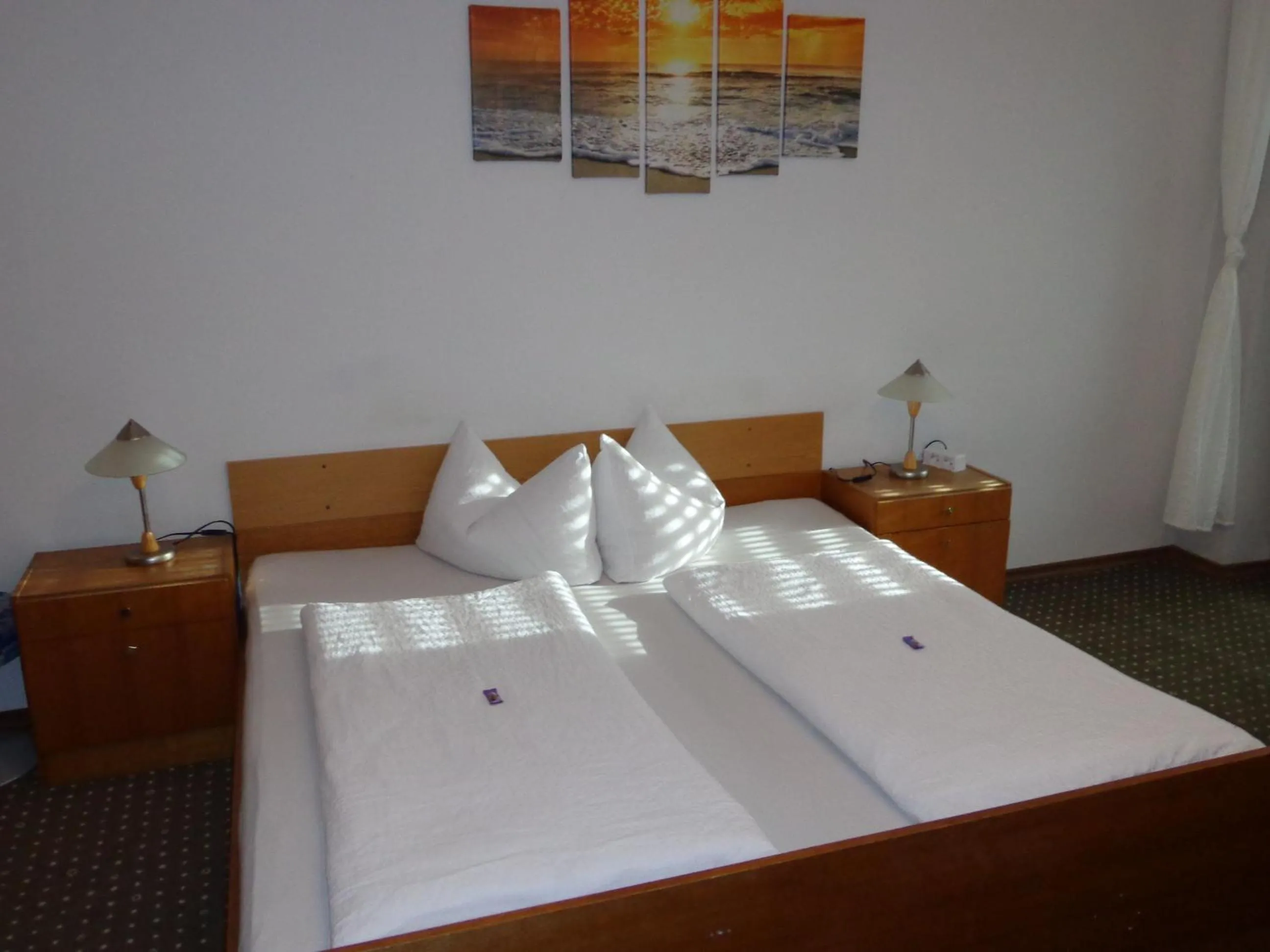 Bed in Pension Schamberger