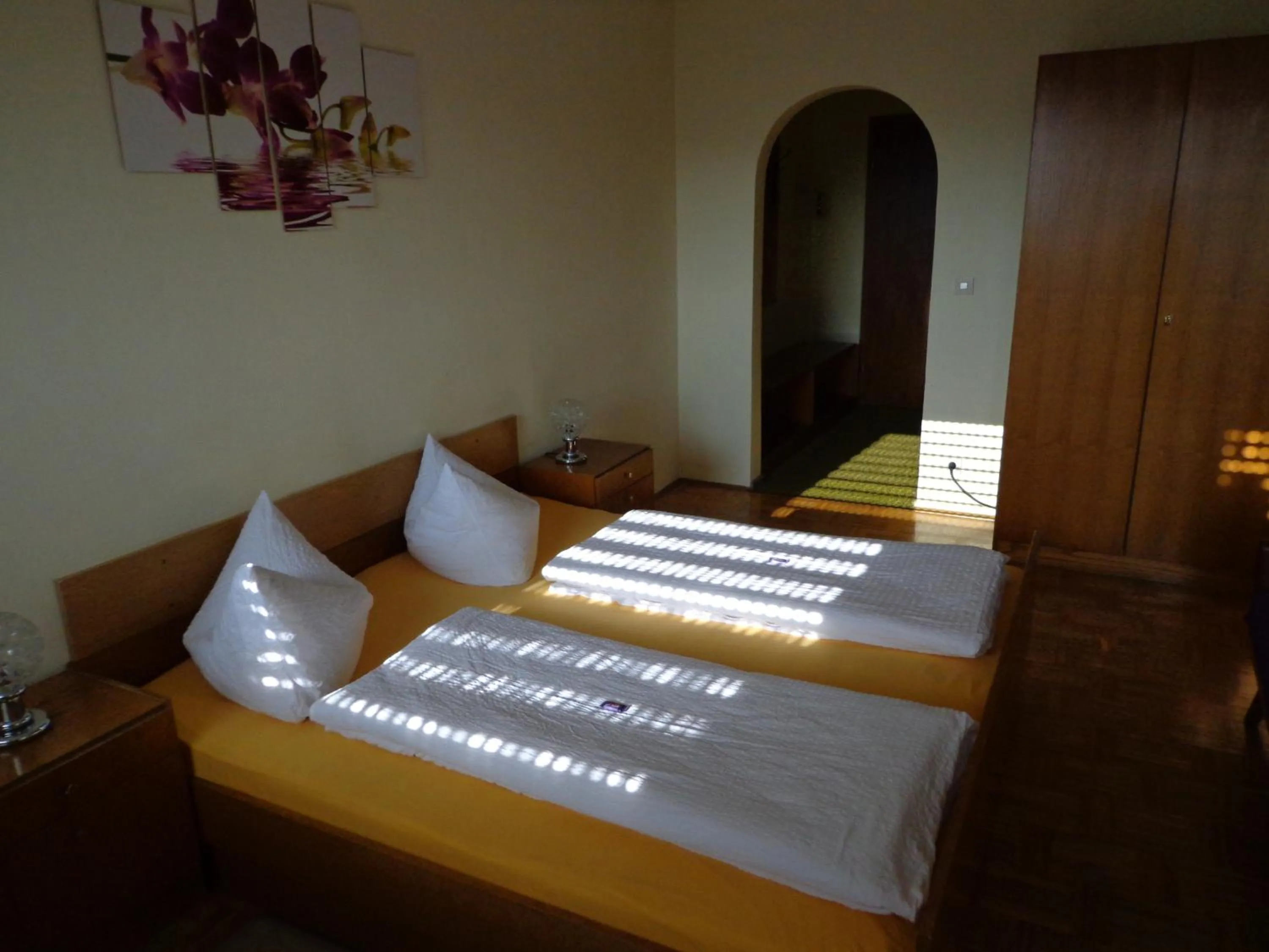 Bedroom, Bed in Pension Schamberger