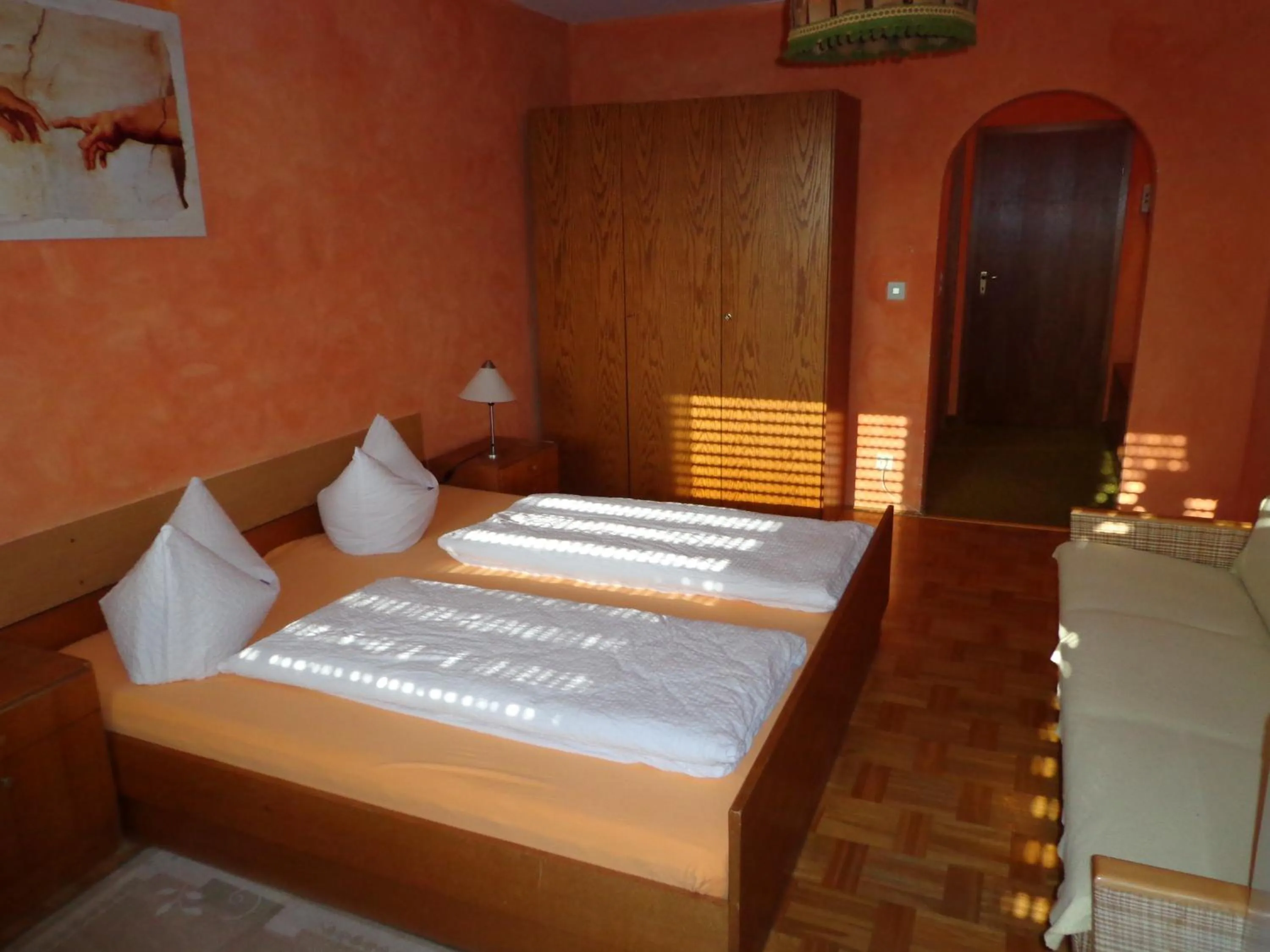 Bedroom, Bed in Pension Schamberger