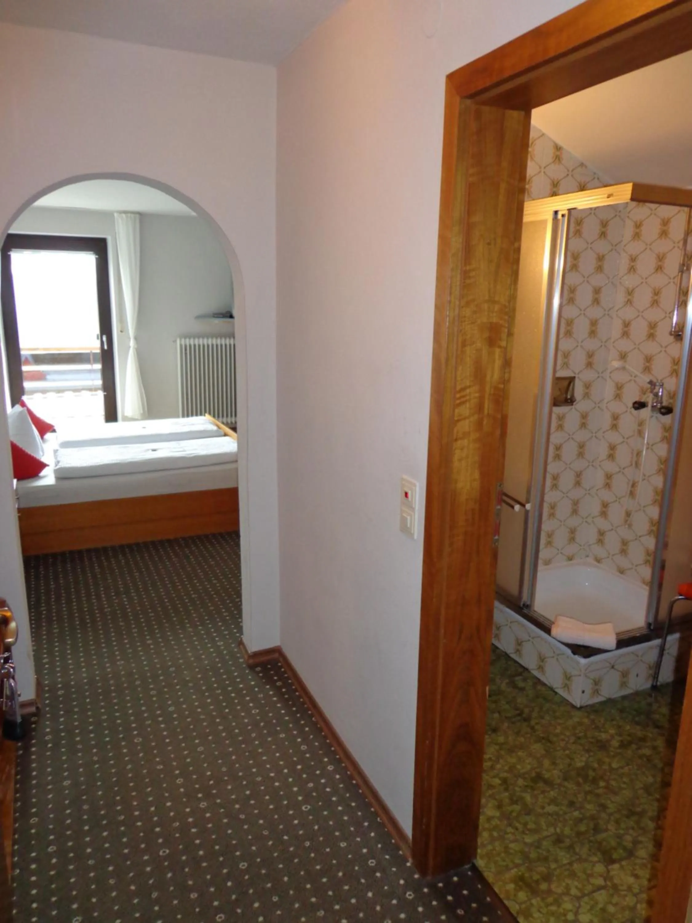 Shower in Pension Schamberger