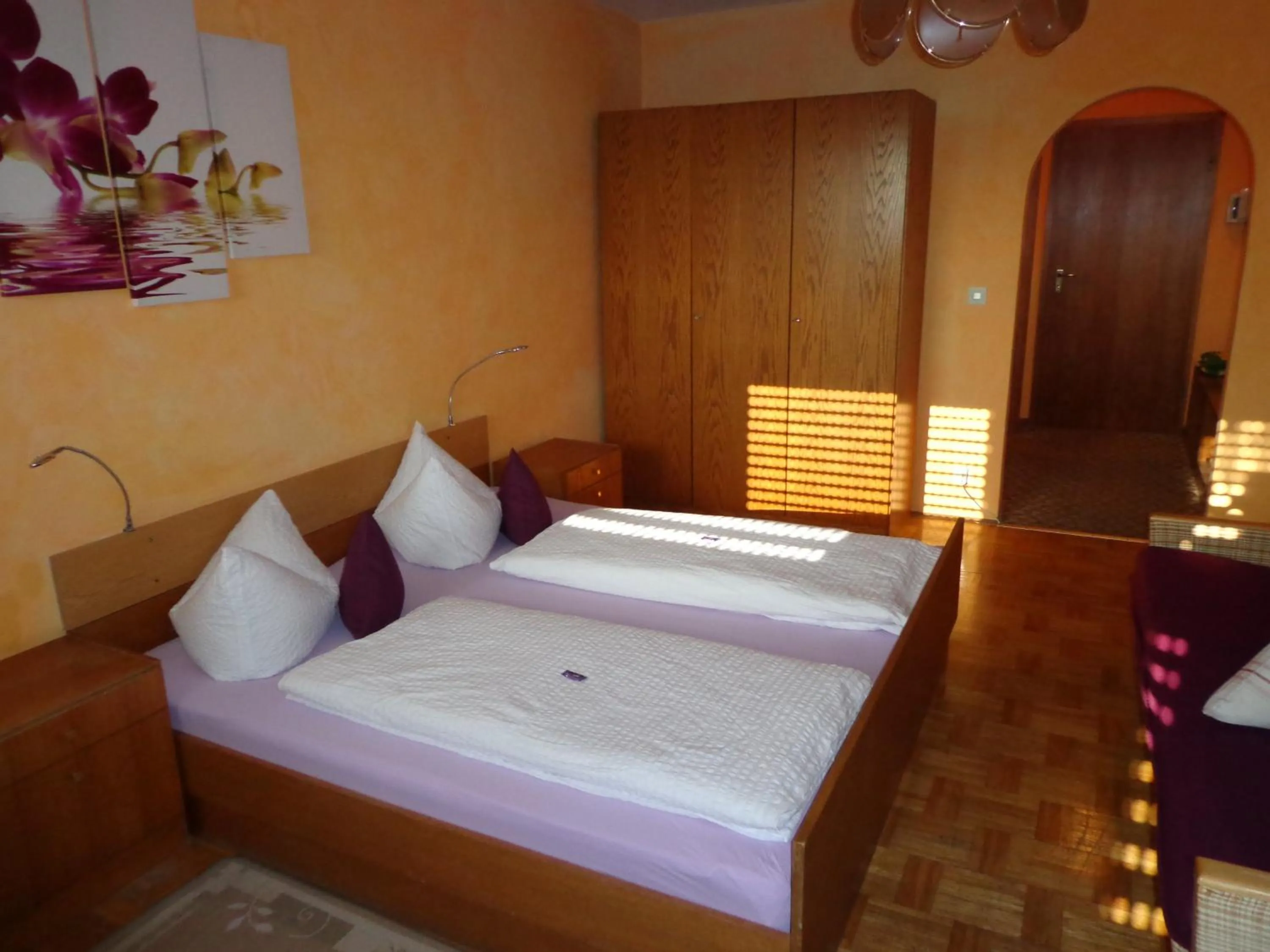 Bedroom, Bed in Pension Schamberger