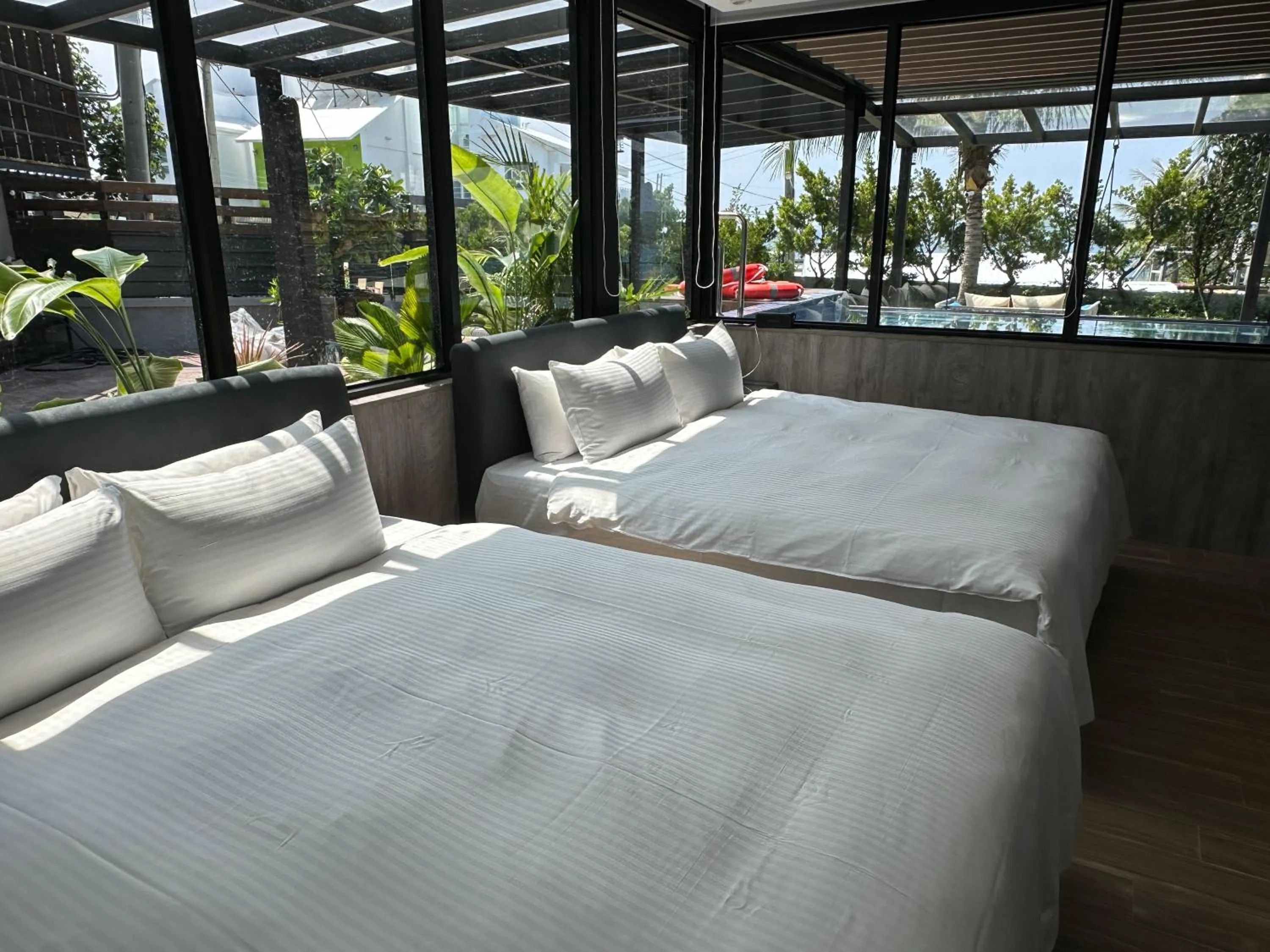Bed in 南灣飯店 Kenting Nanwan Hotel