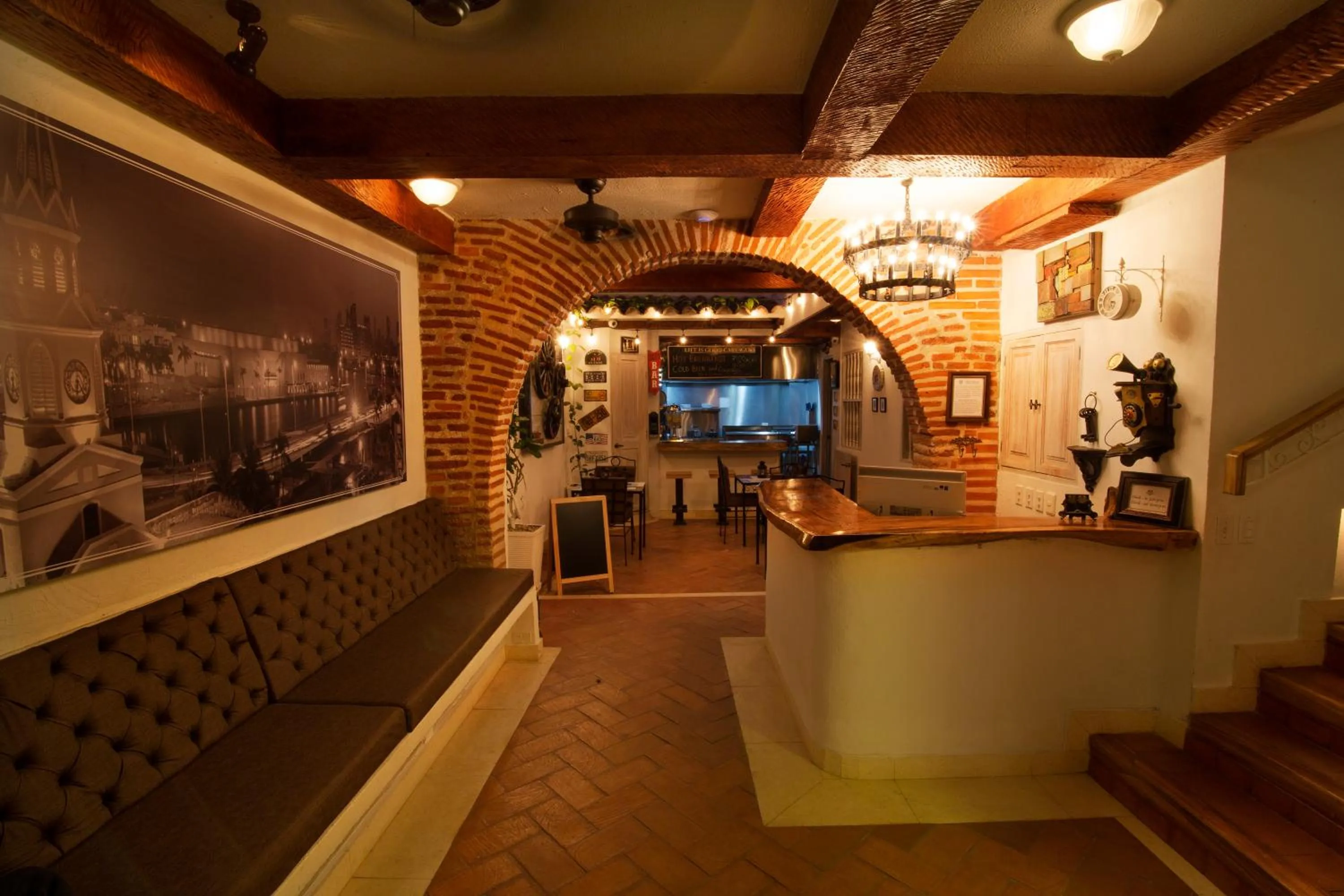 Lobby or reception in Life is Good Cartagena Hostel