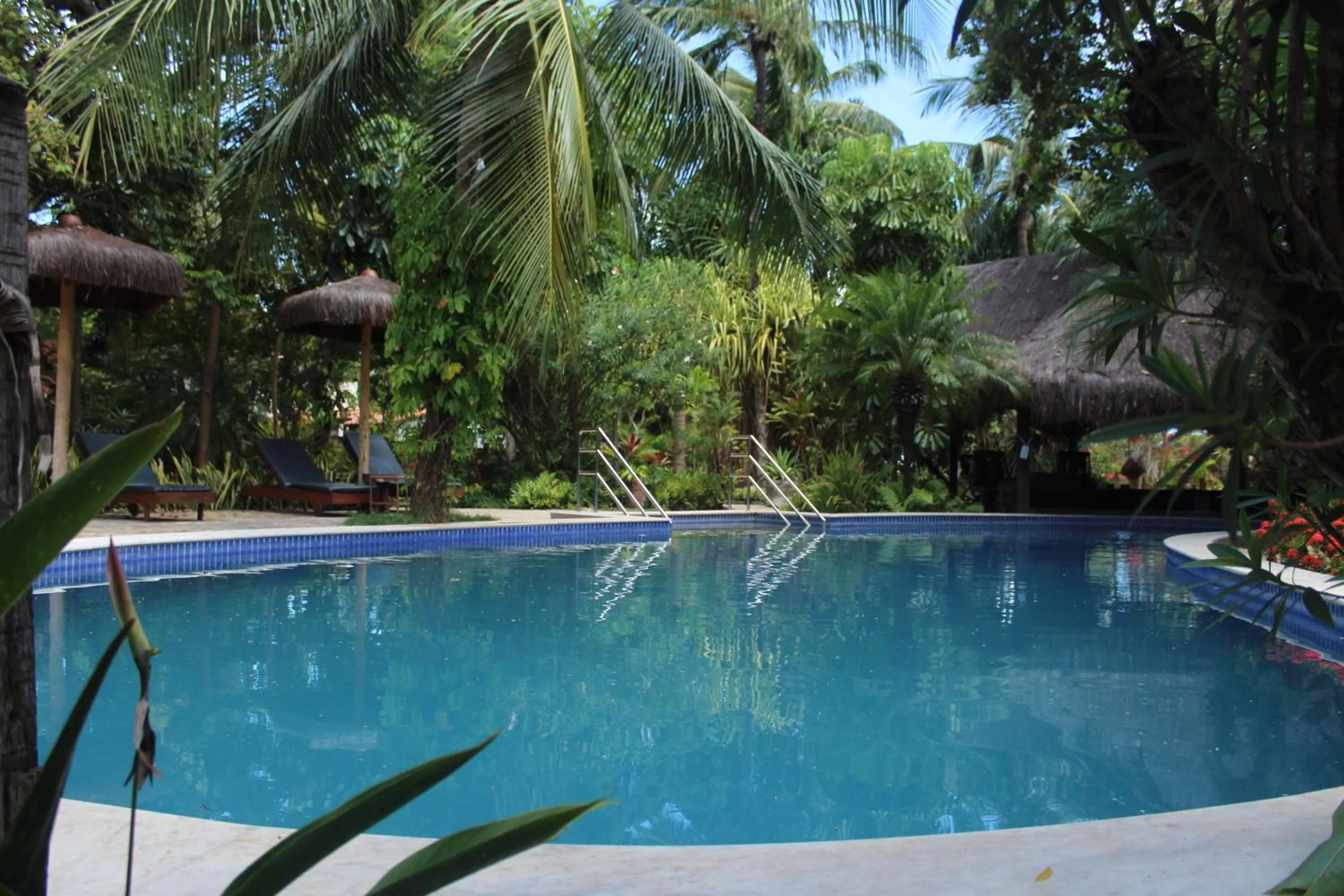 Pool view in Pousada Coco Fresco