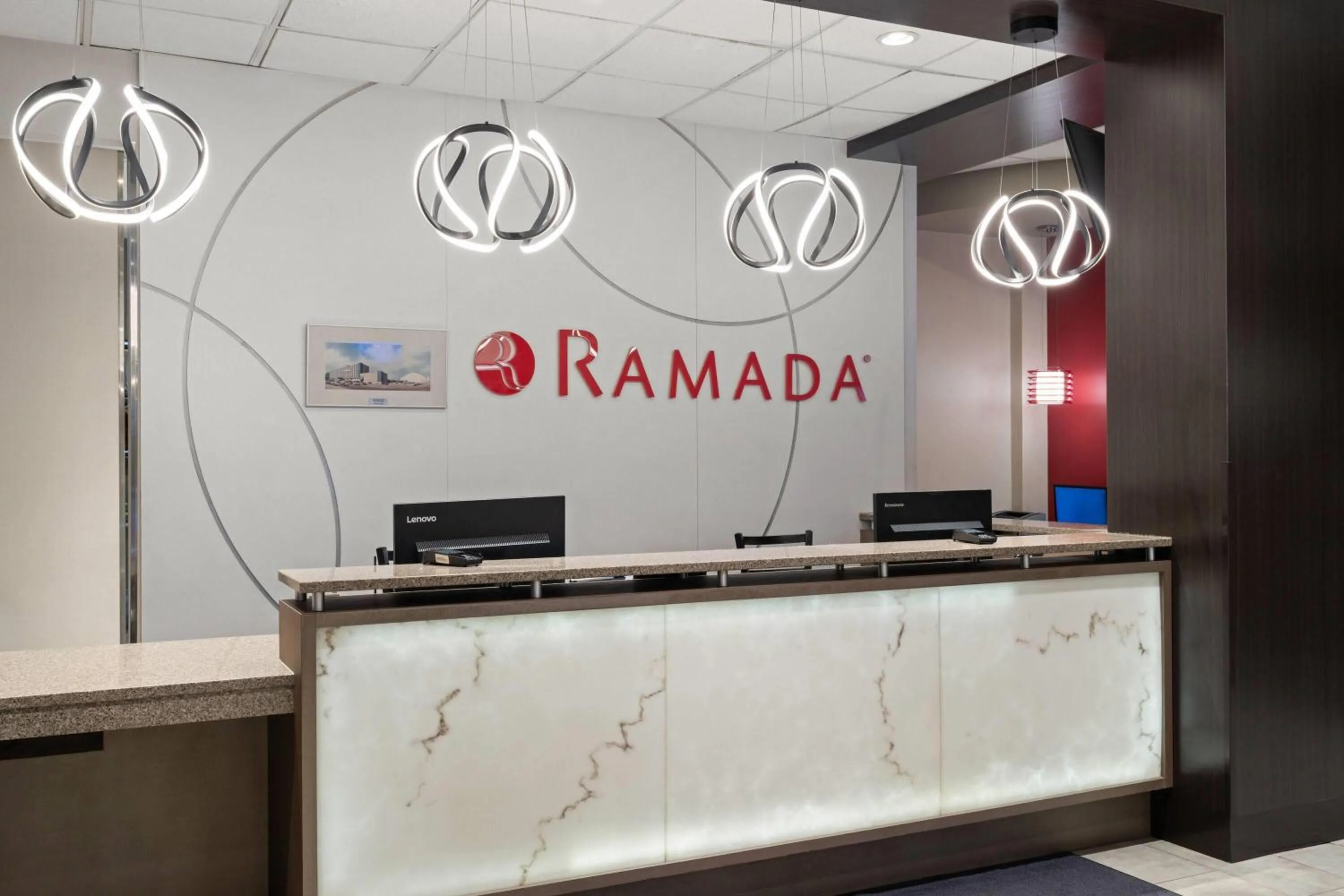 Lobby or reception in Ramada by Wyndham Saskatoon