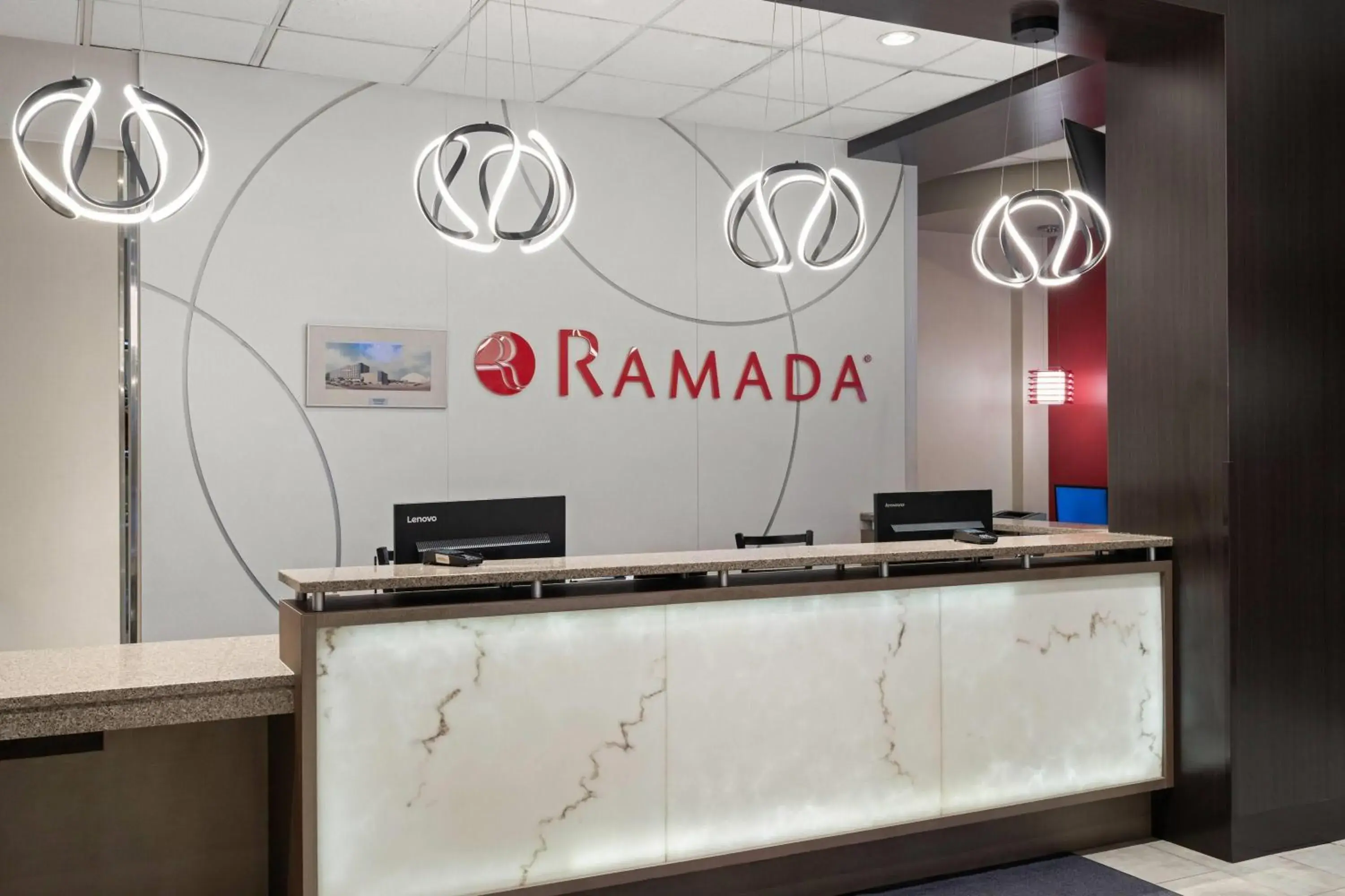 Lobby or reception in Ramada by Wyndham Saskatoon Lobby or reception in Ramada by Wyndham Saskatoon