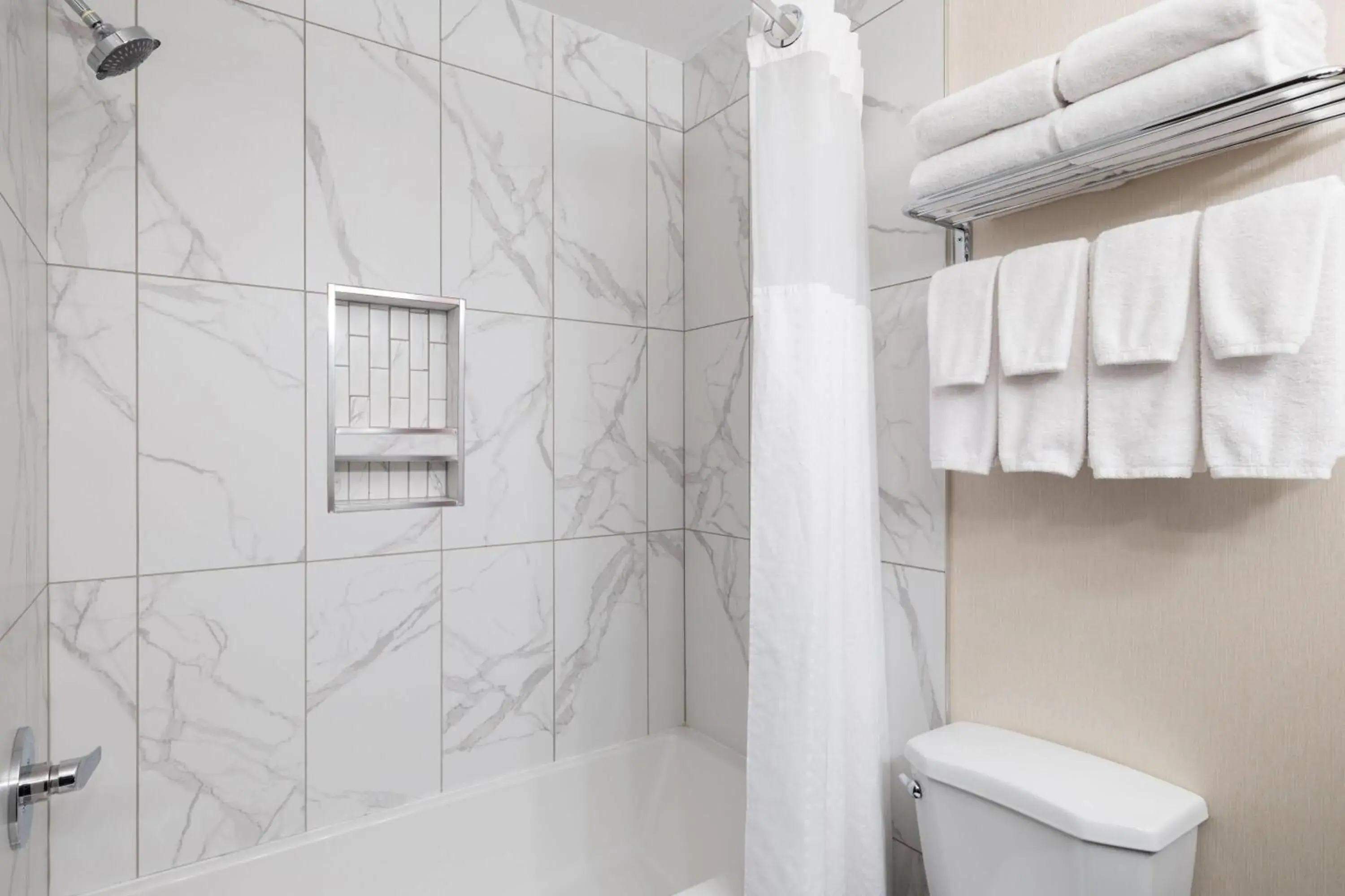 Bathroom in Ramada by Wyndham Saskatoon Bathroom in Ramada by Wyndham Saskatoon