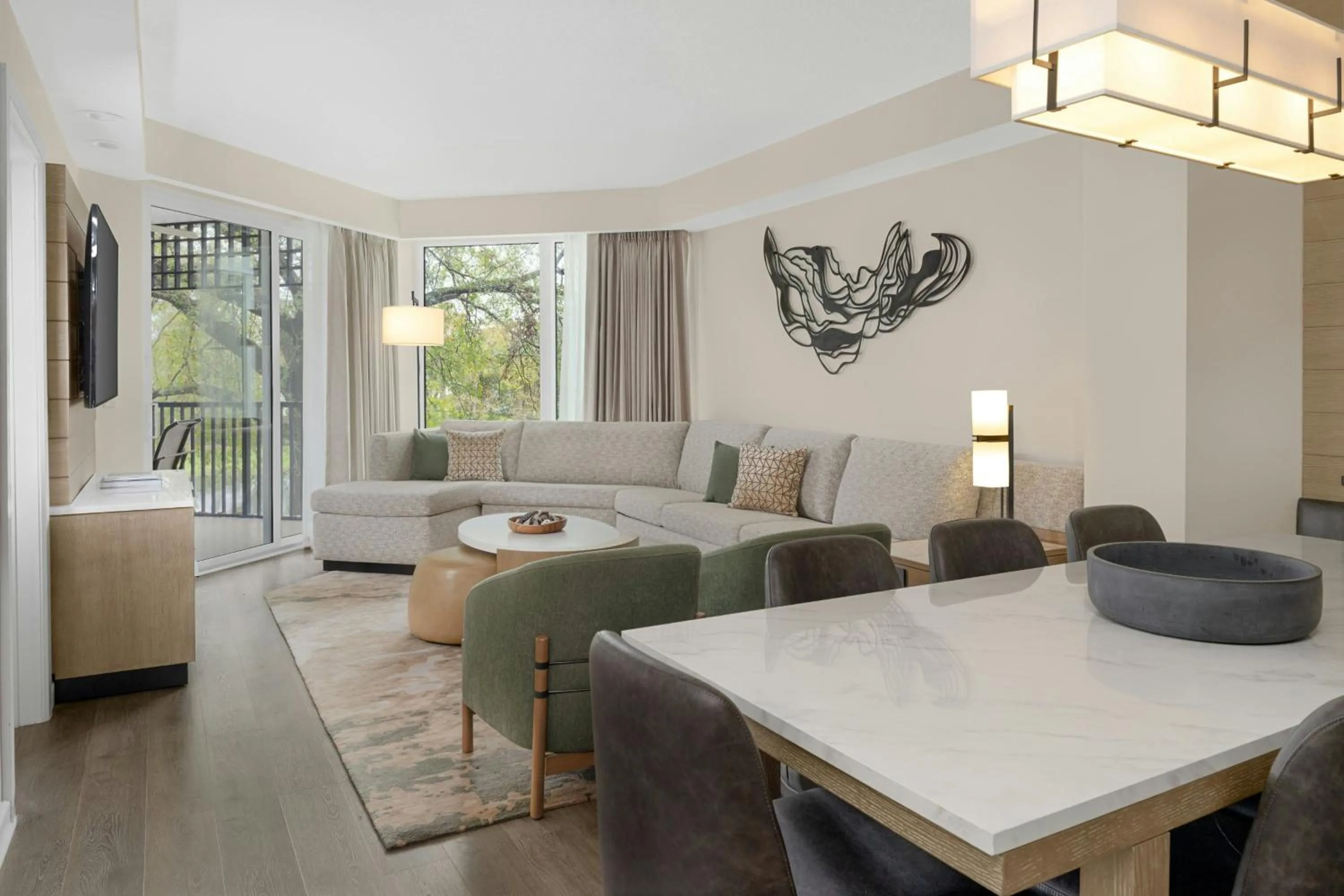 Living room in Marriott's Imperial Palms Villas