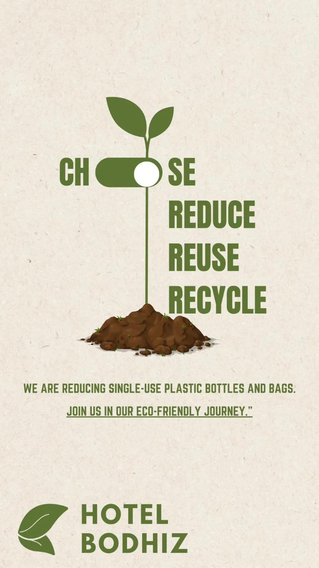 Logo/Certificate/Sign in Hotel Bodhiz