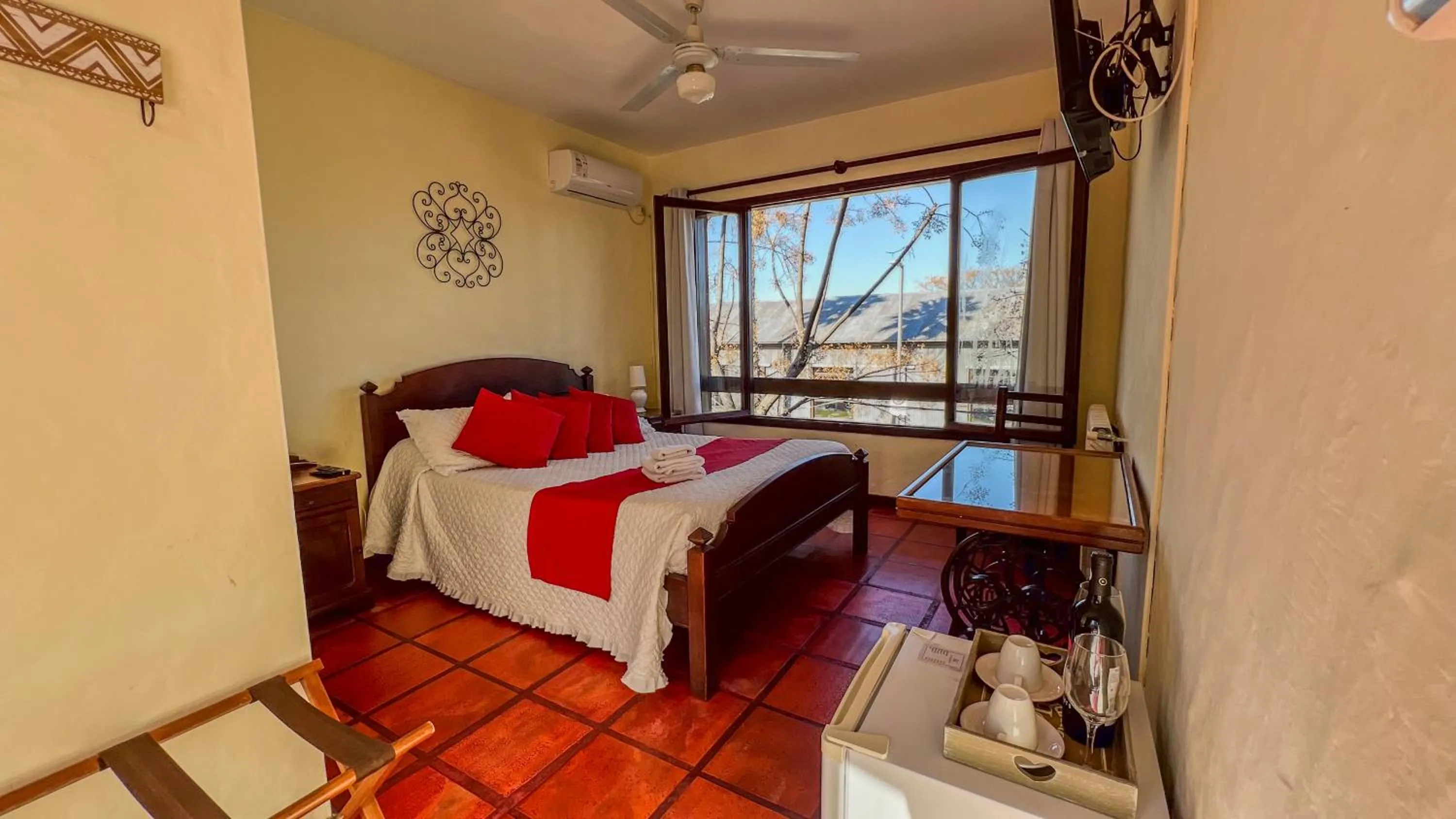 Bed in Viajero Posada B&B