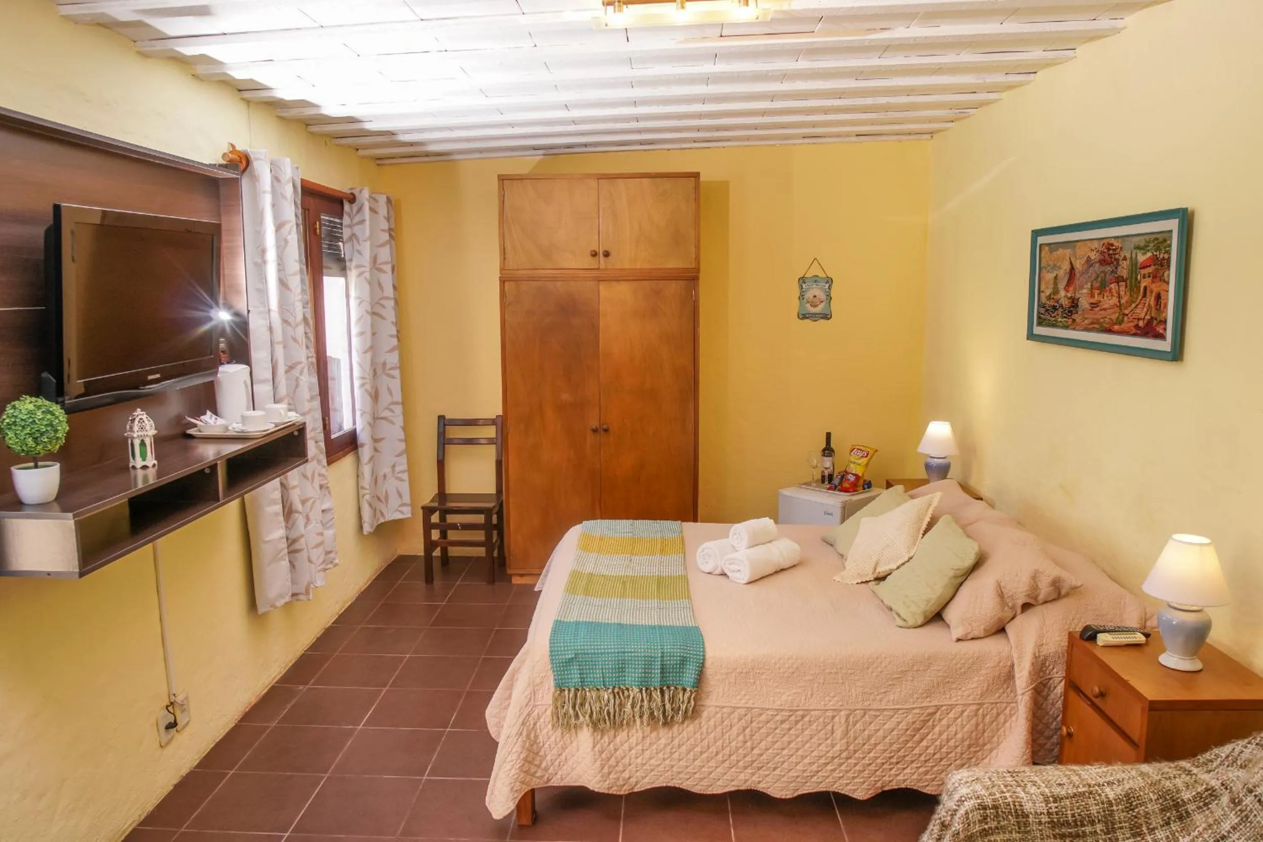 Bed in Viajero Posada B&B