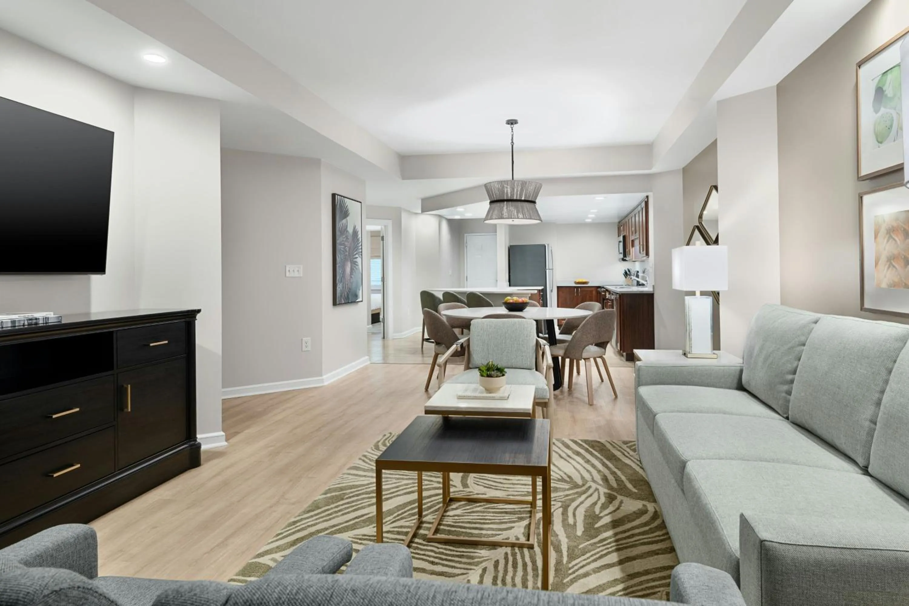 Living room in Marriott's Royal Palms