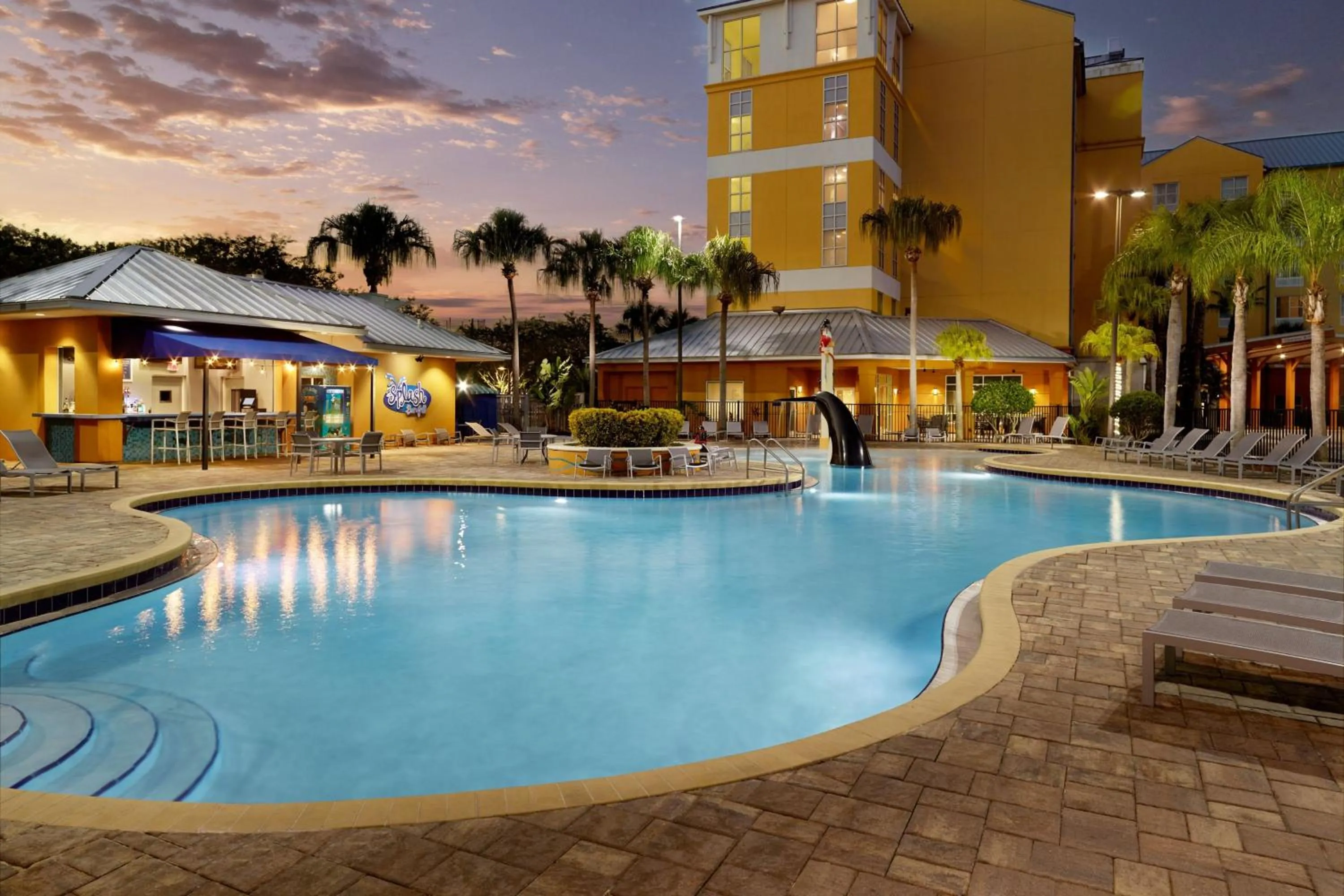 Swimming pool in SpringHill Suites by Marriott Orlando at SeaWorld