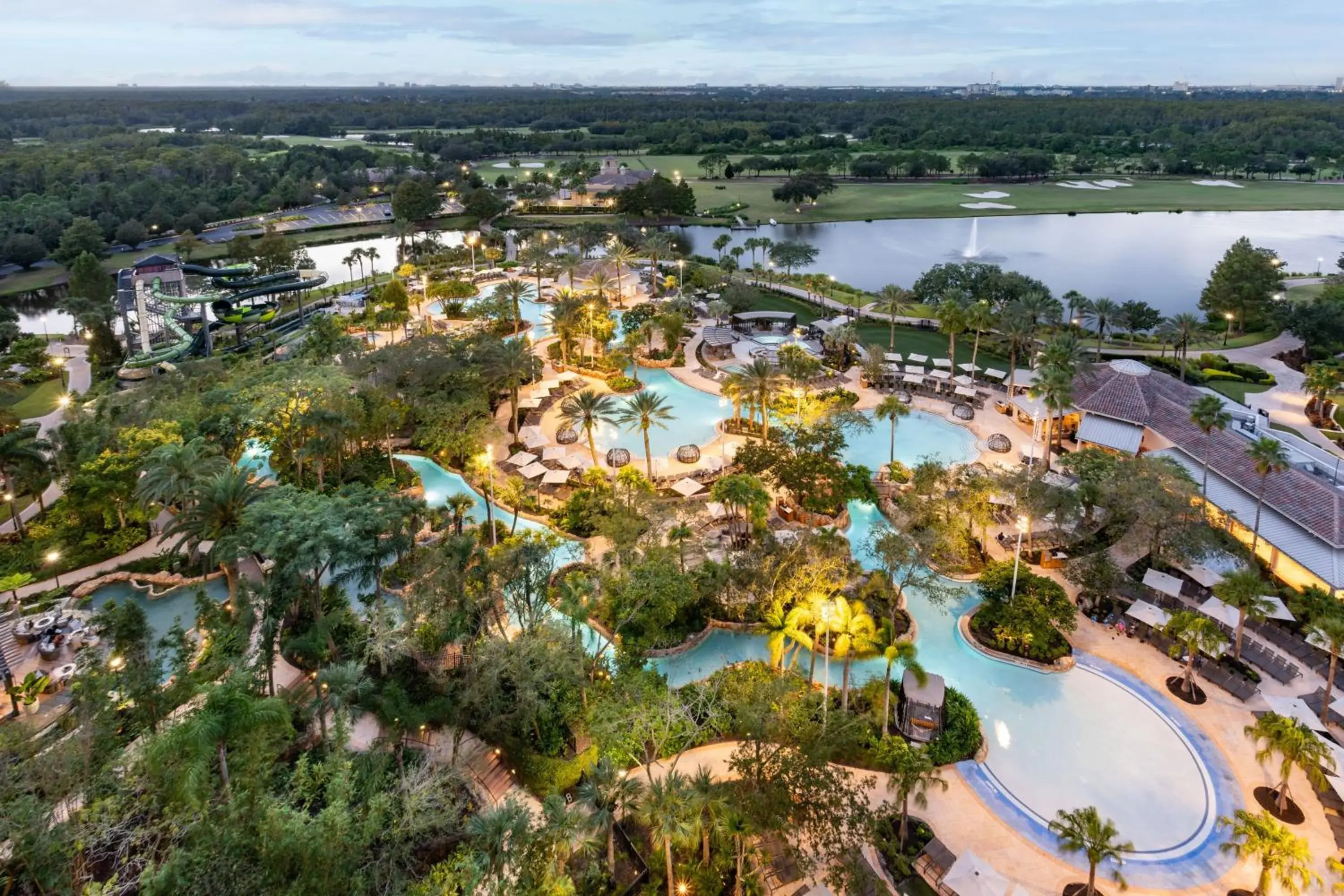 2 Queen Beds, Lakefront View, Mobility Accessible Guest Room, Adapted Tub in JW Marriott Orlando Grande Lakes 2 Queen Beds, Lakefront View, Mobility Accessible Guest Room, Adapted Tub in JW Marriott Orlando Grande Lakes