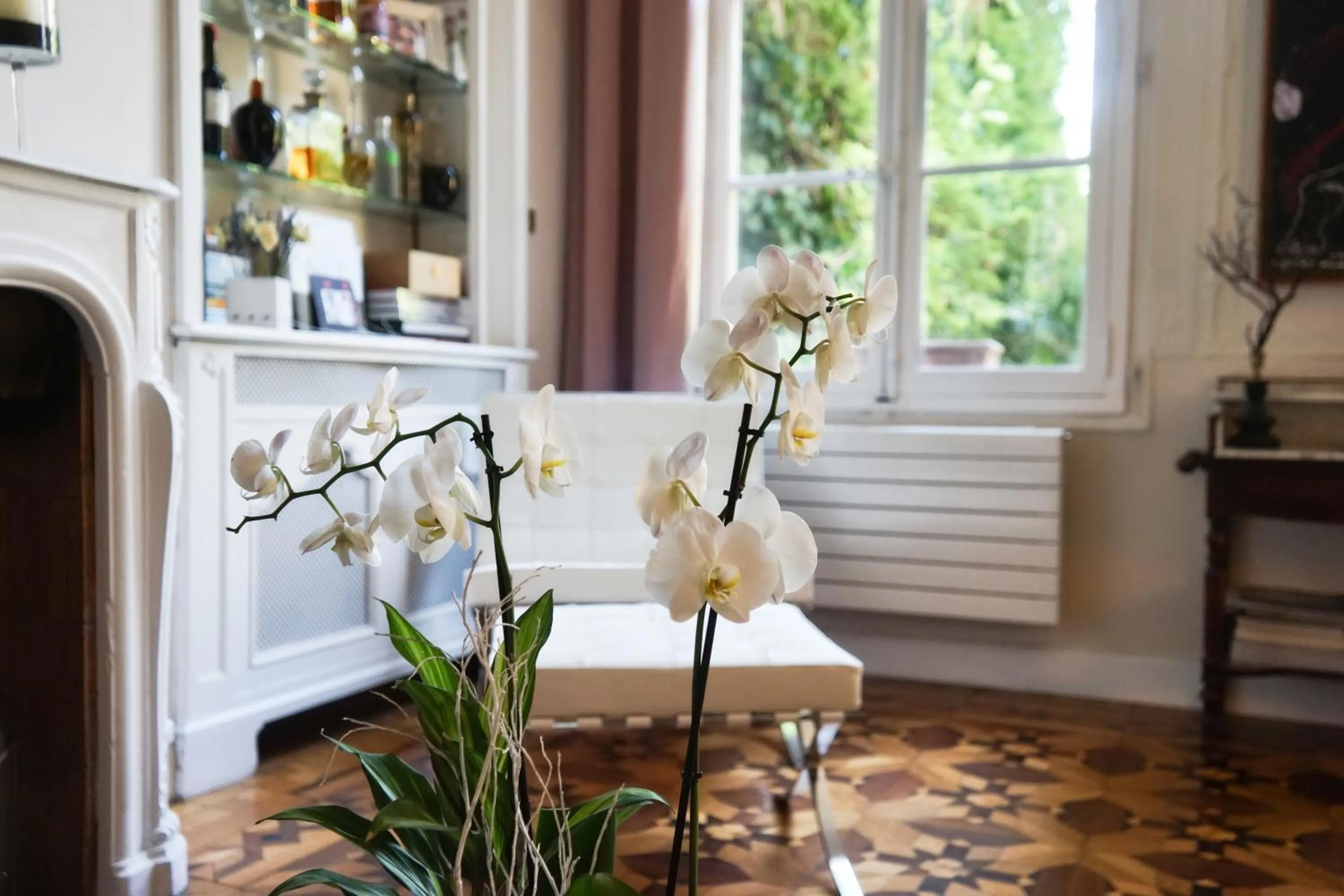 Living room in Hôtel Particulier Le 28 - Spa & Art Luxury Design by Alain Ducasse