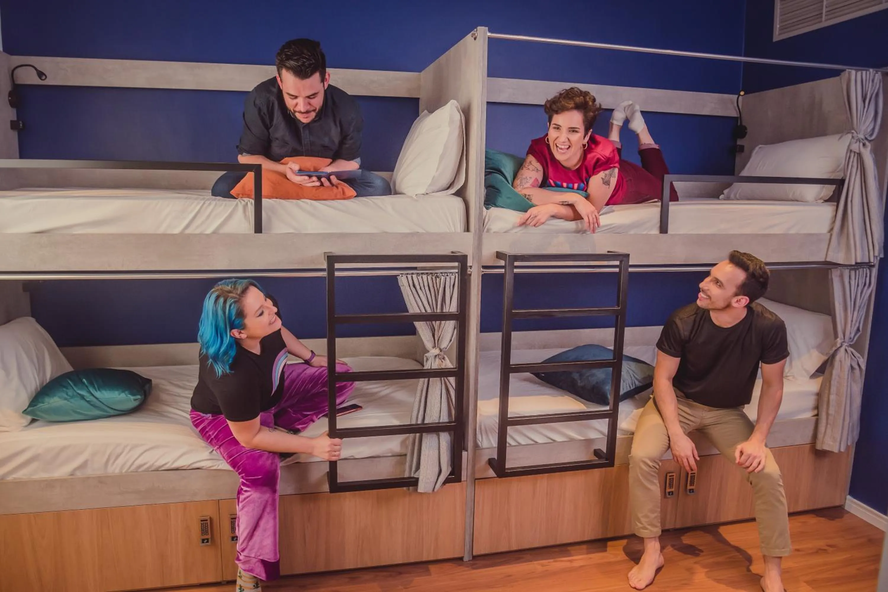 Bunk Bed in Female Dormitory Room   in Swan Generation Porto Alegre