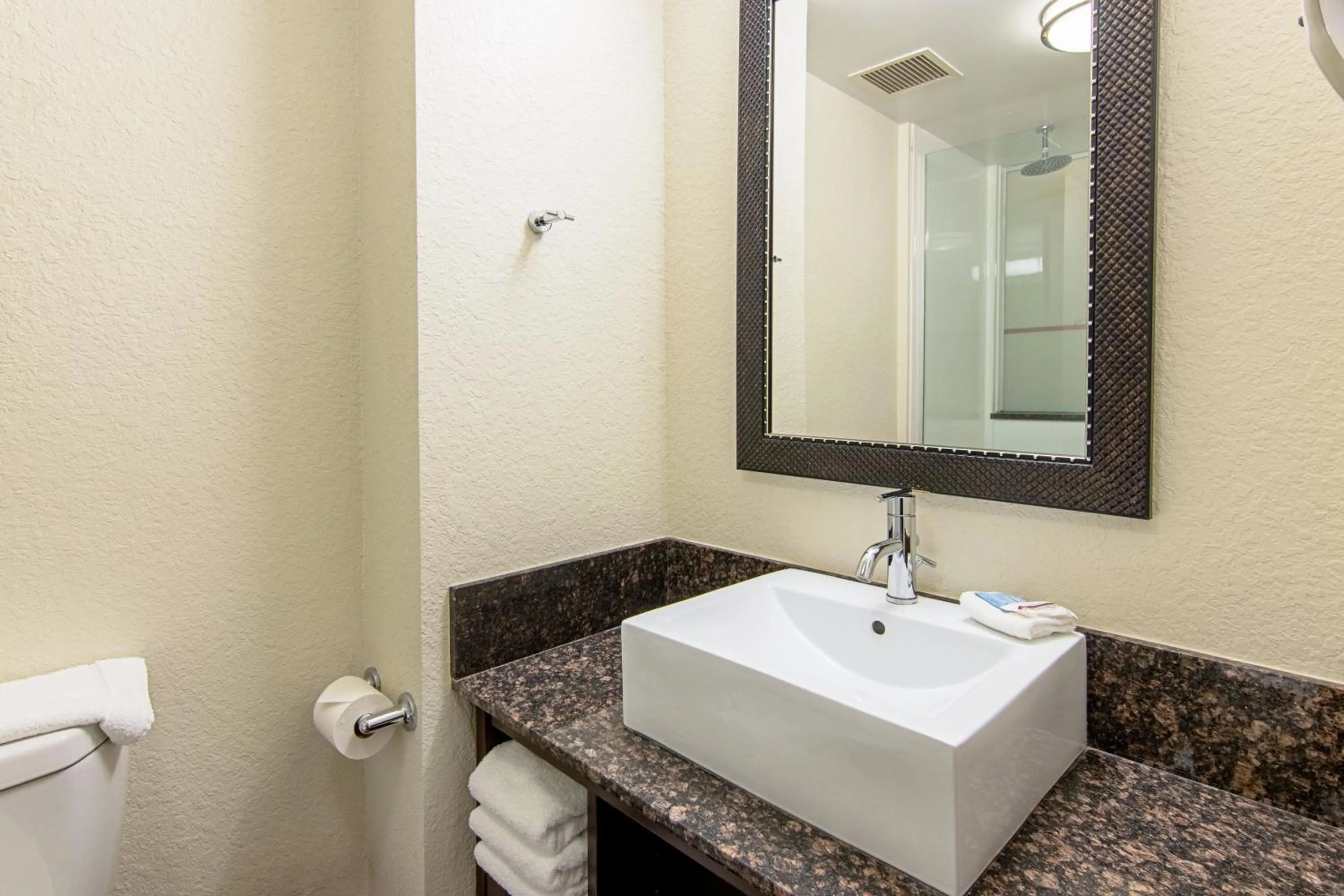 Bathroom in Red Roof Inn Locust Grove