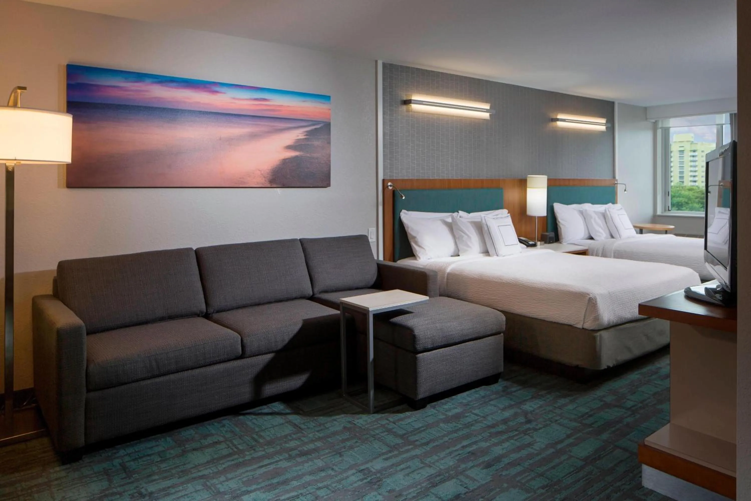 Bedroom, Bed in SpringHill Suites Miami Downtown/Medical Center