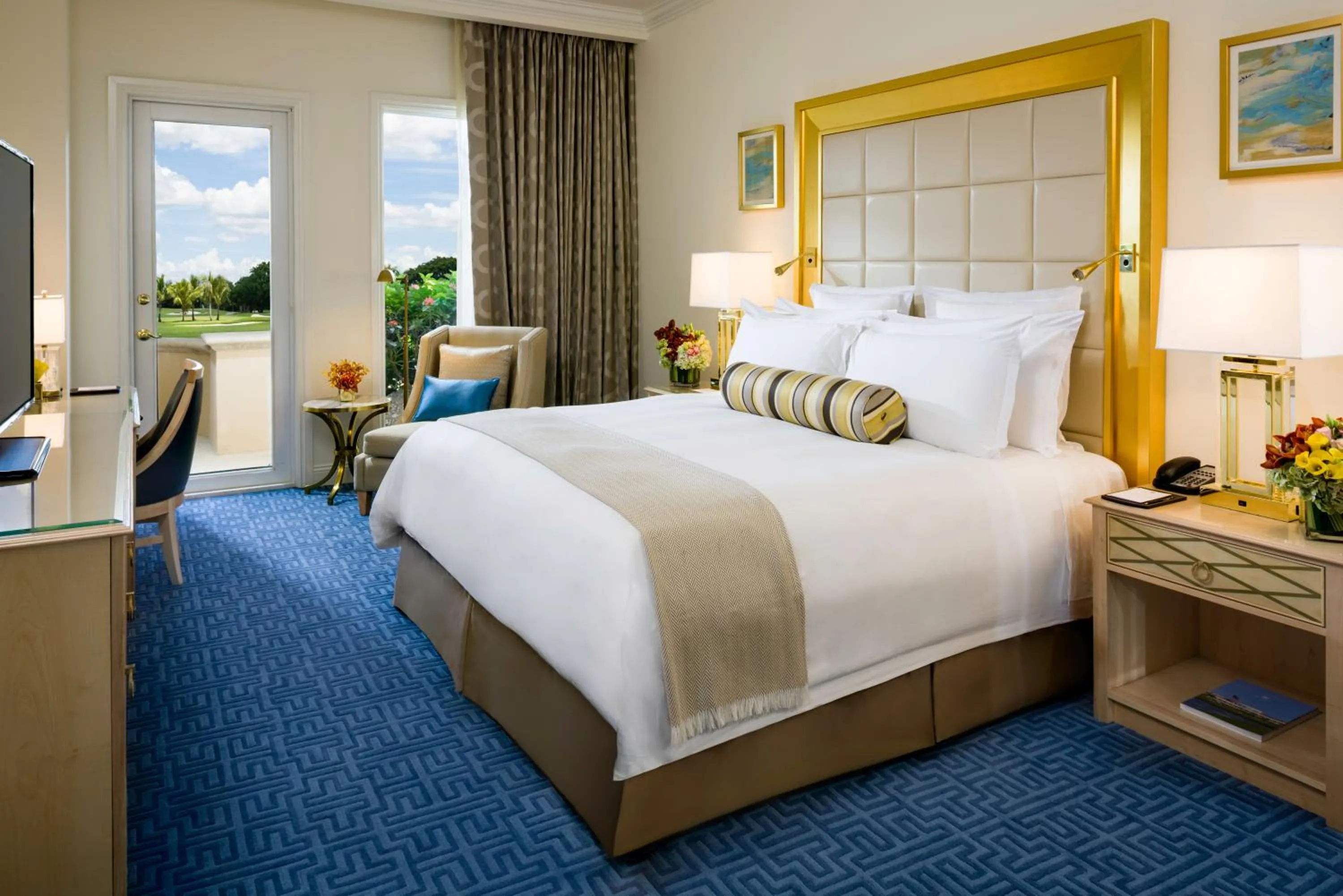 Bed in Trump National Doral Golf Resort