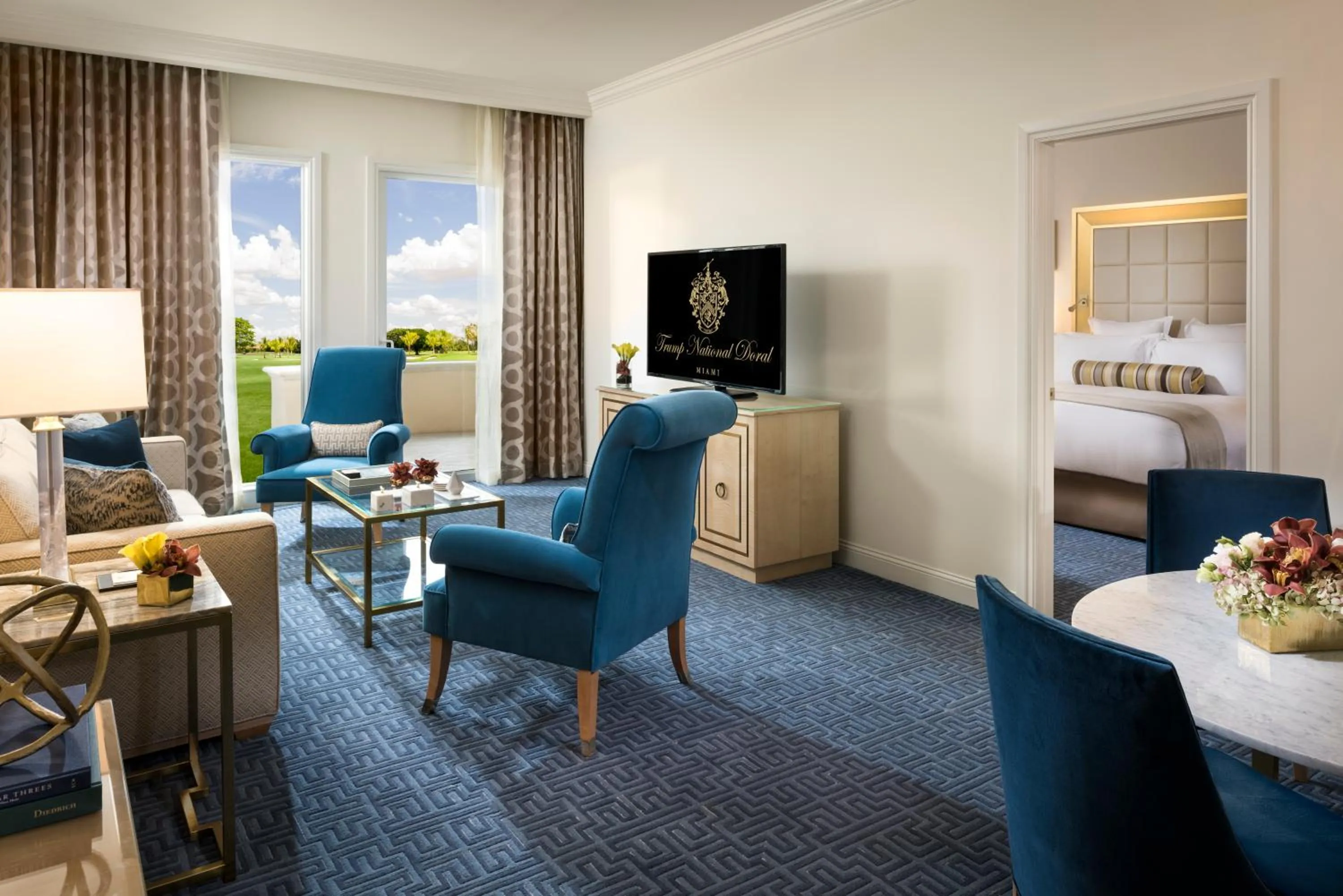 Decorative detail in Trump National Doral Golf Resort