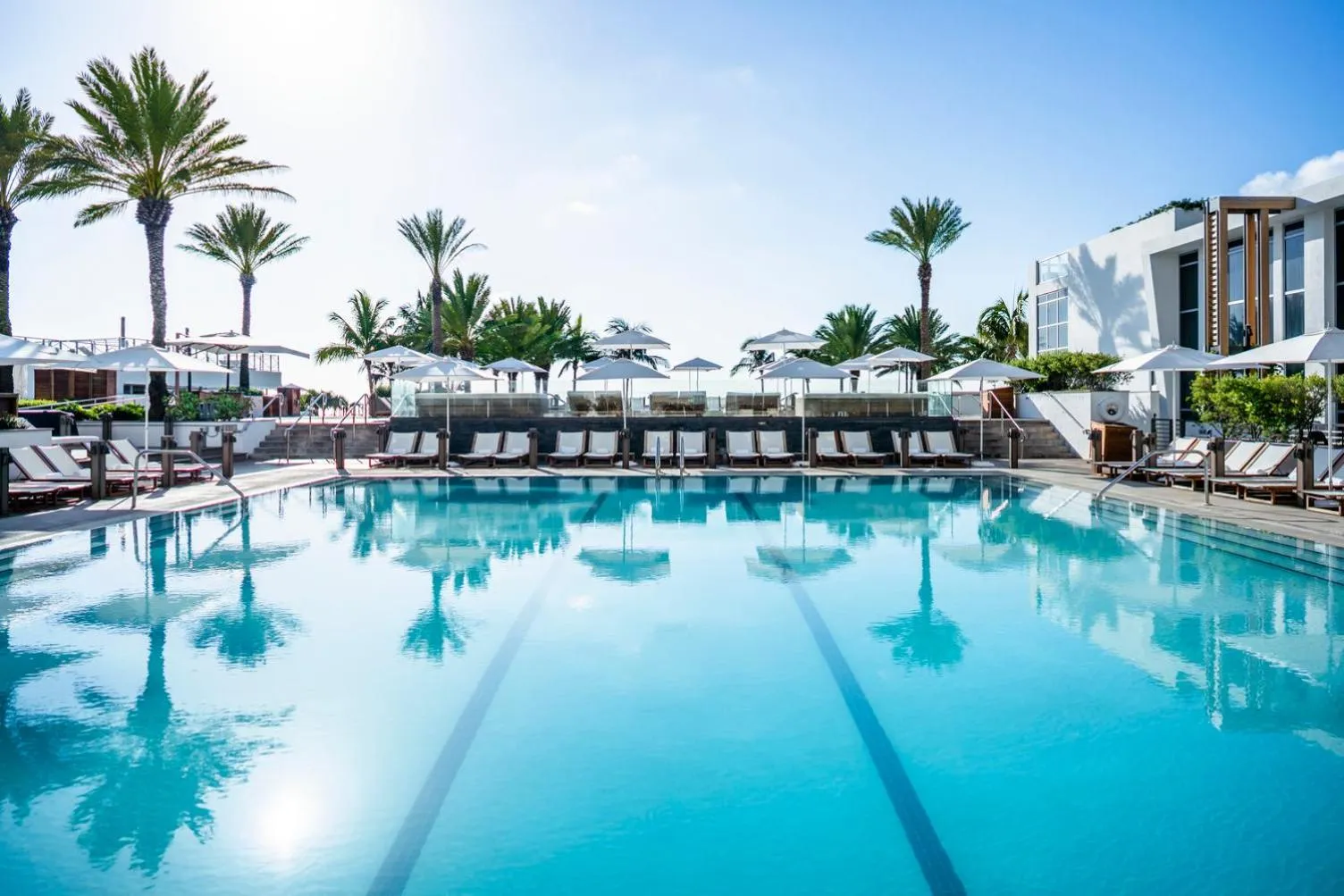 Swimming pool in Eden Roc Miami Beach