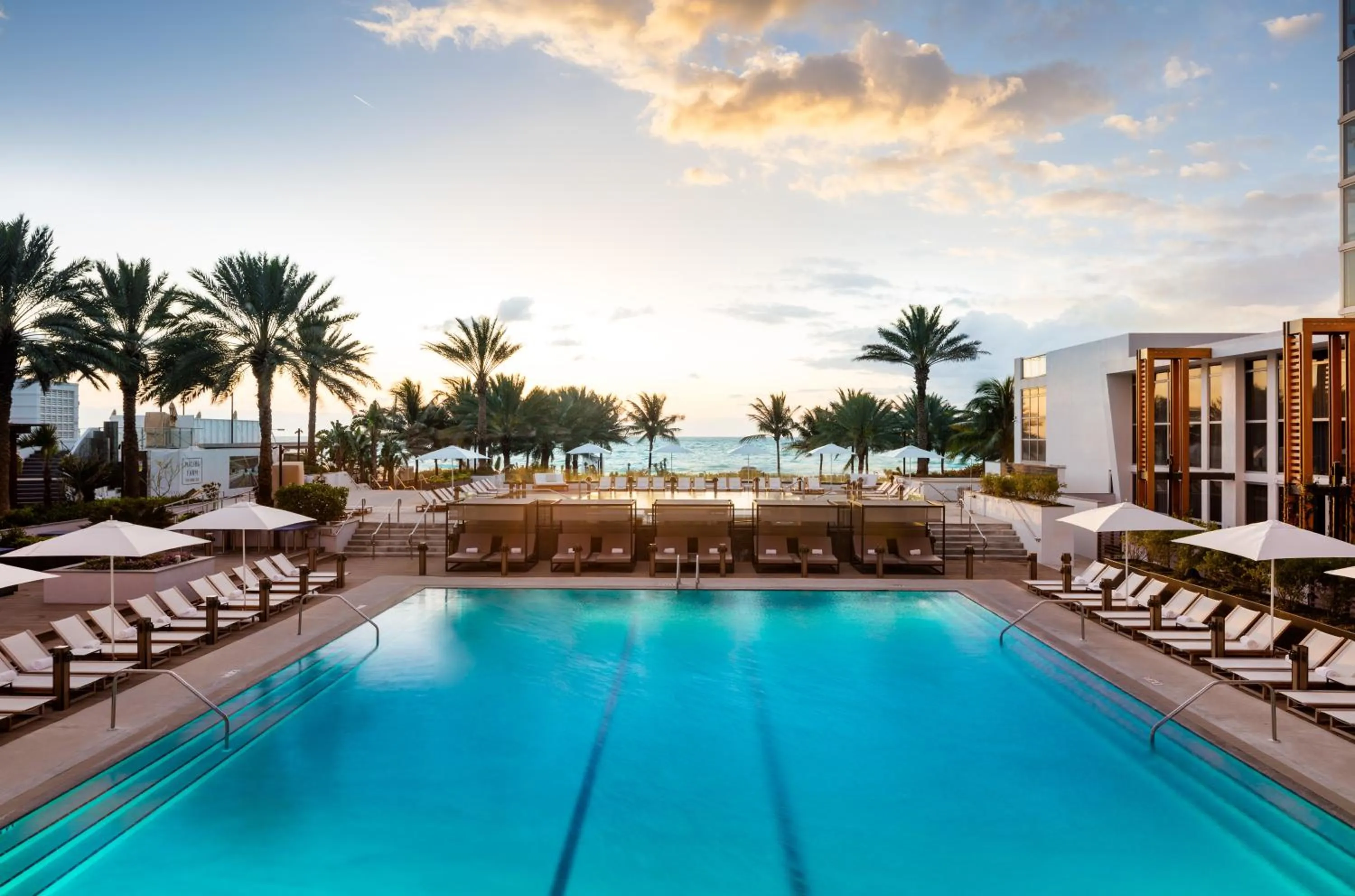 Swimming pool in Eden Roc Miami Beach