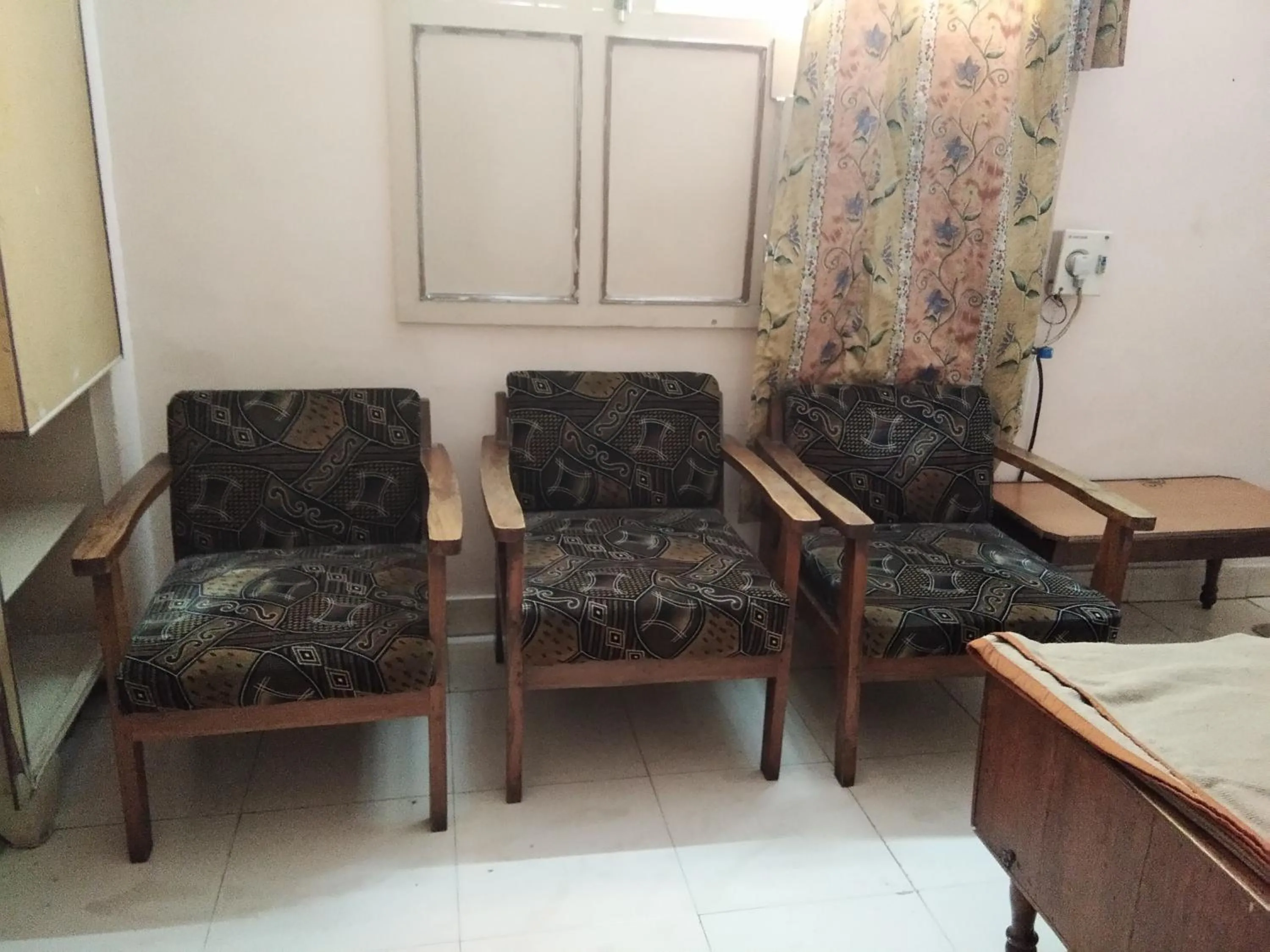 Seating area in Srinivasa Lodge