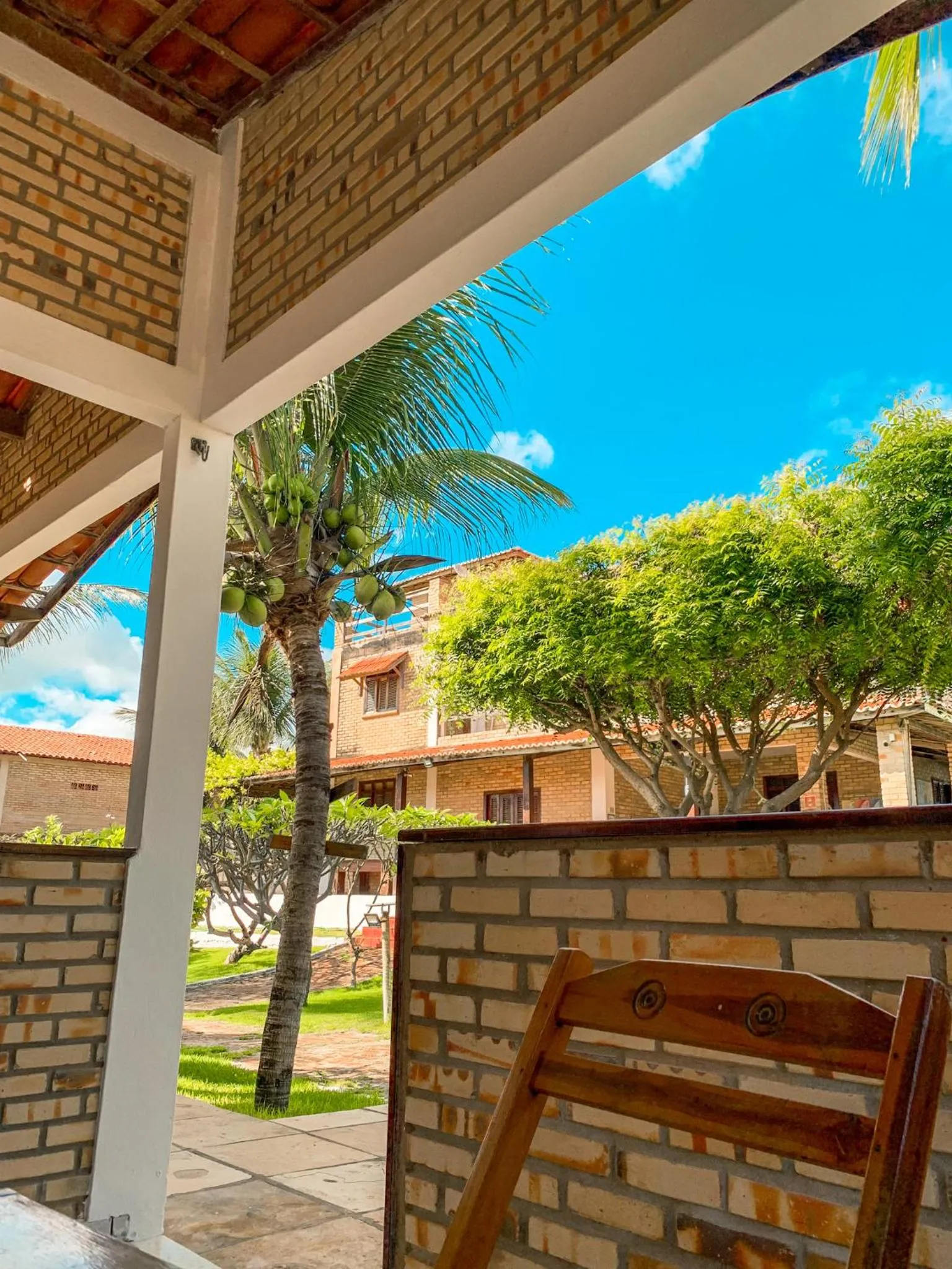 Patio in Pousada La Goduria