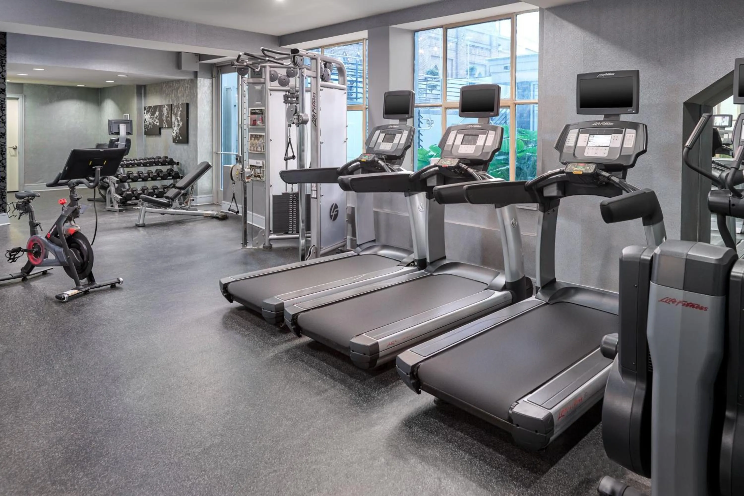 Fitness centre/facilities in Renaissance New Orleans Pere Marquette French Quarter Area Hotel