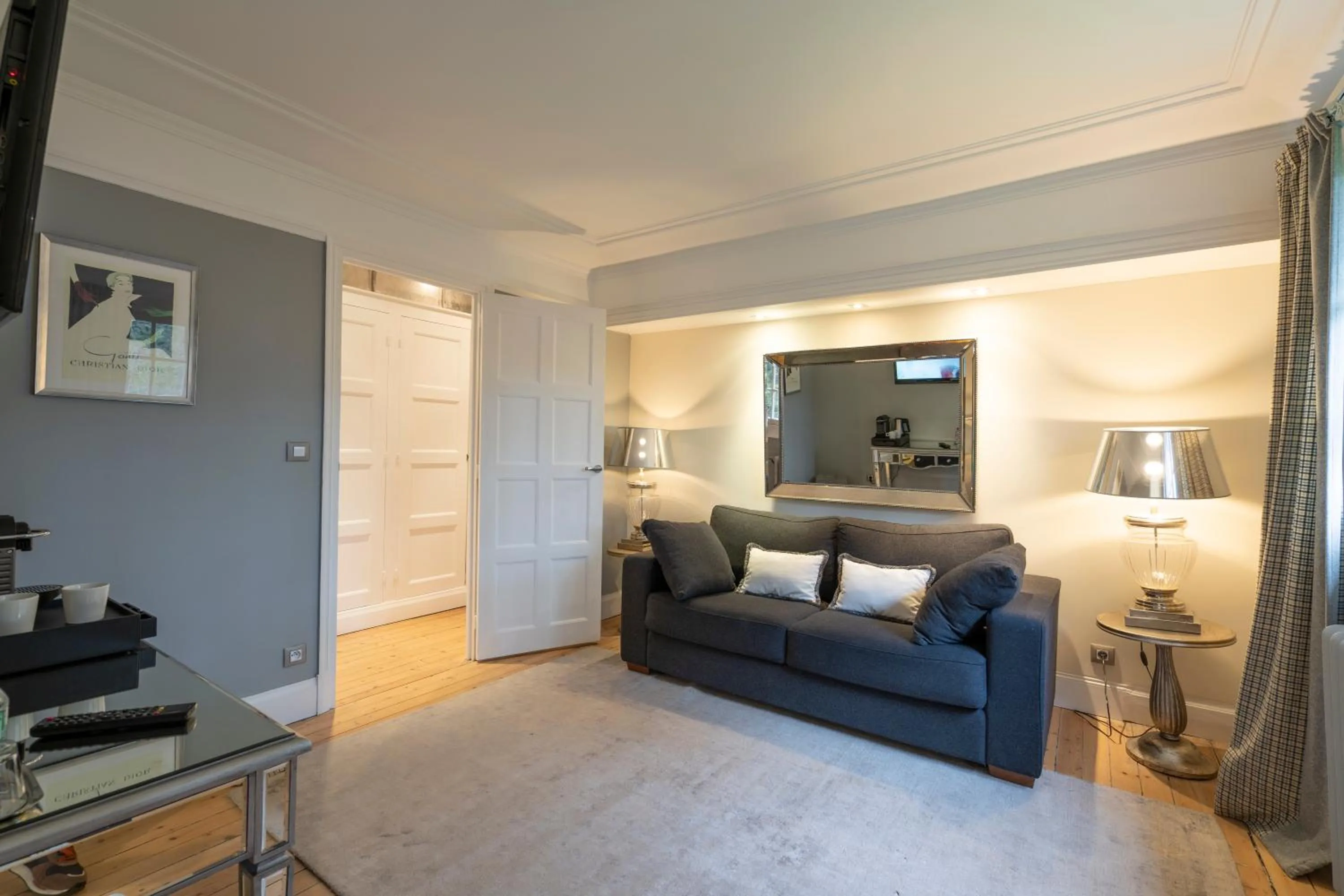 TV and multimedia, Bed in Demeure d'Hôtes Haec Otia