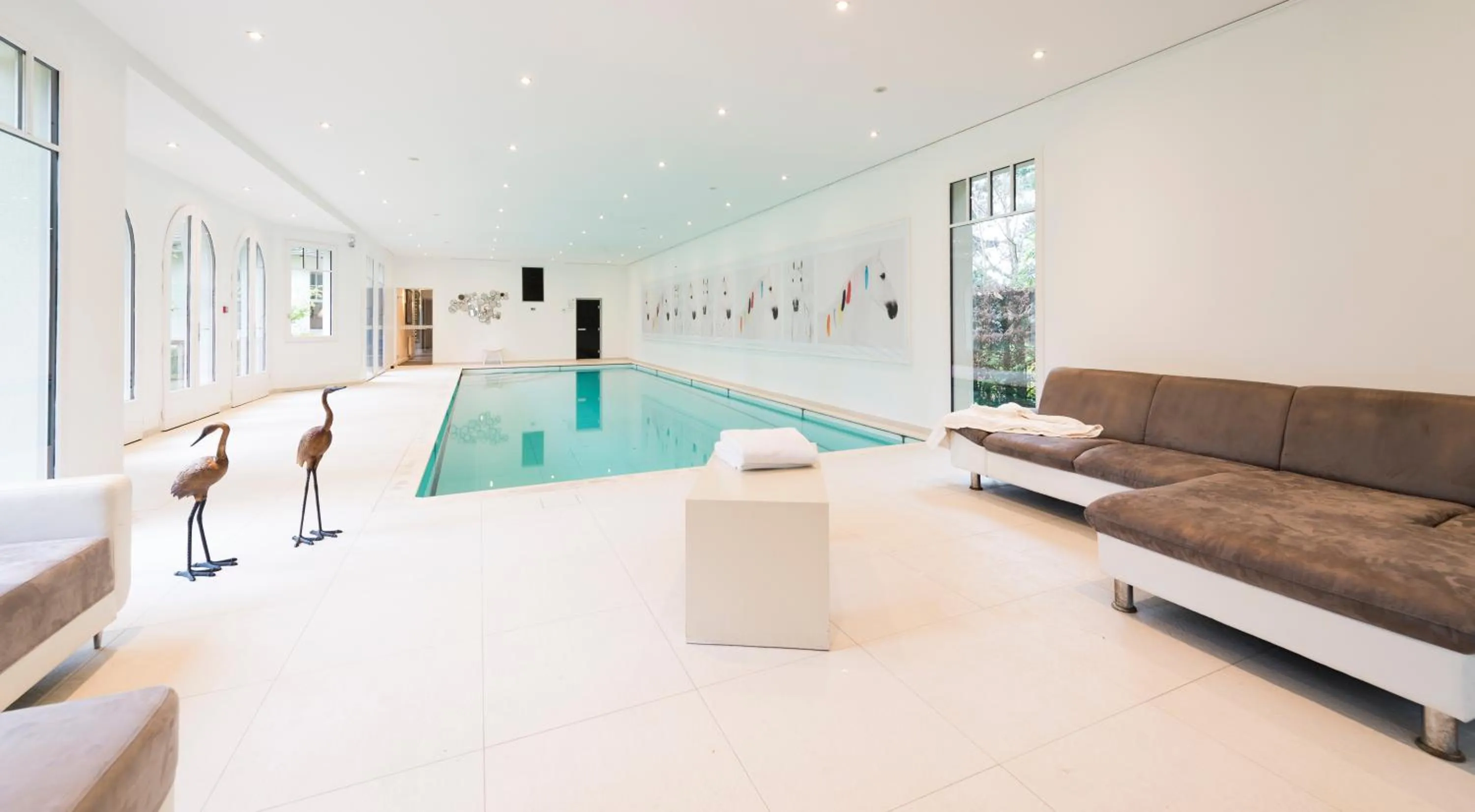 Swimming pool in Demeure d'Hôtes Haec Otia