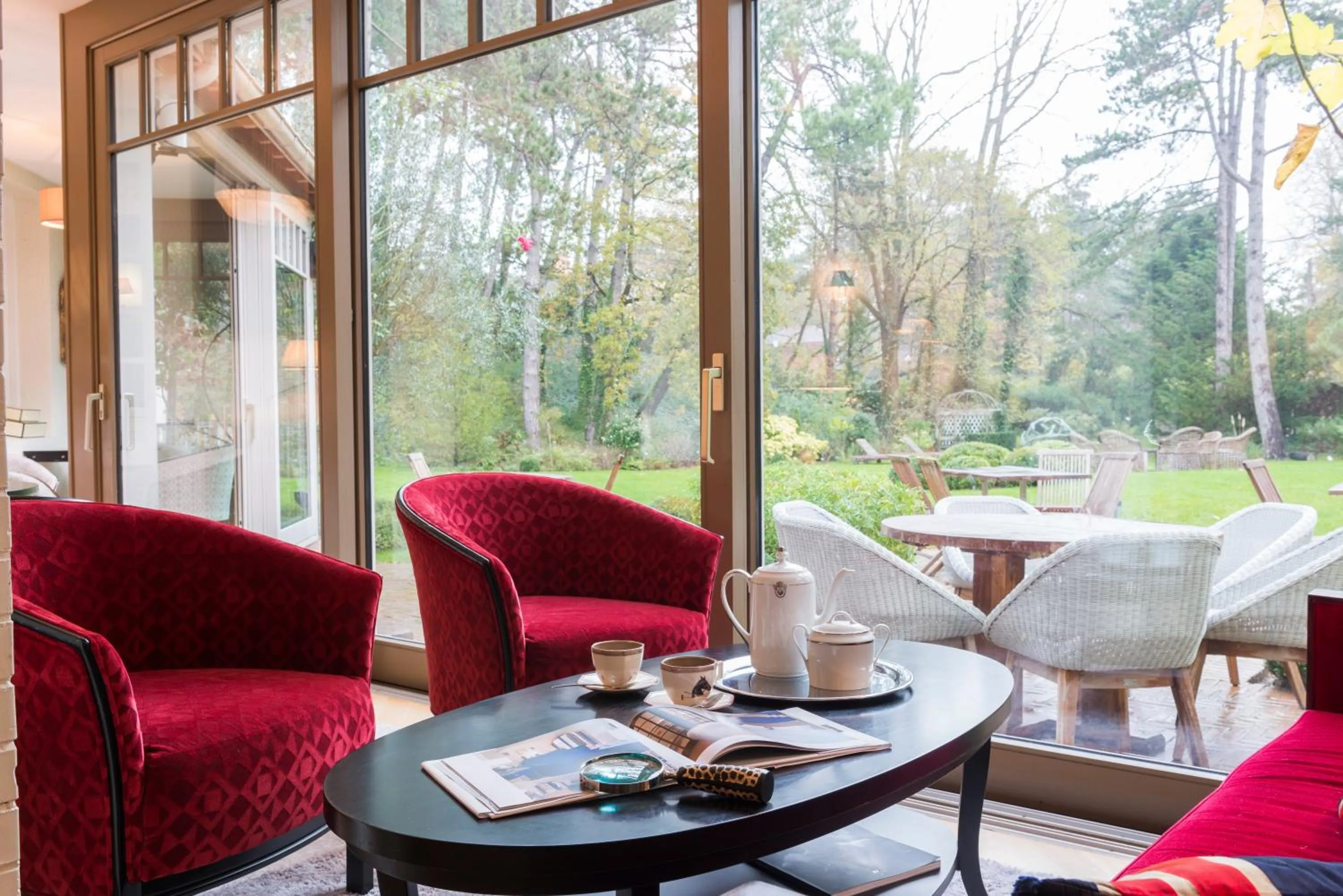 Lounge or bar in Demeure d'Hôtes Haec Otia