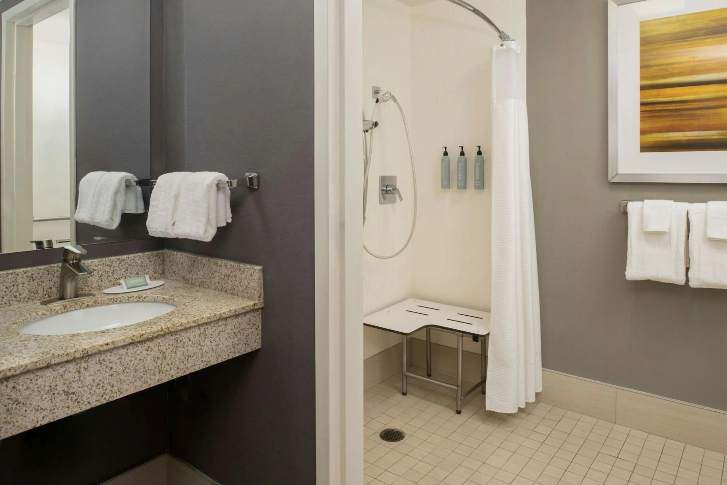 Bathroom in Courtyard by Marriott New Orleans Warehouse Arts District