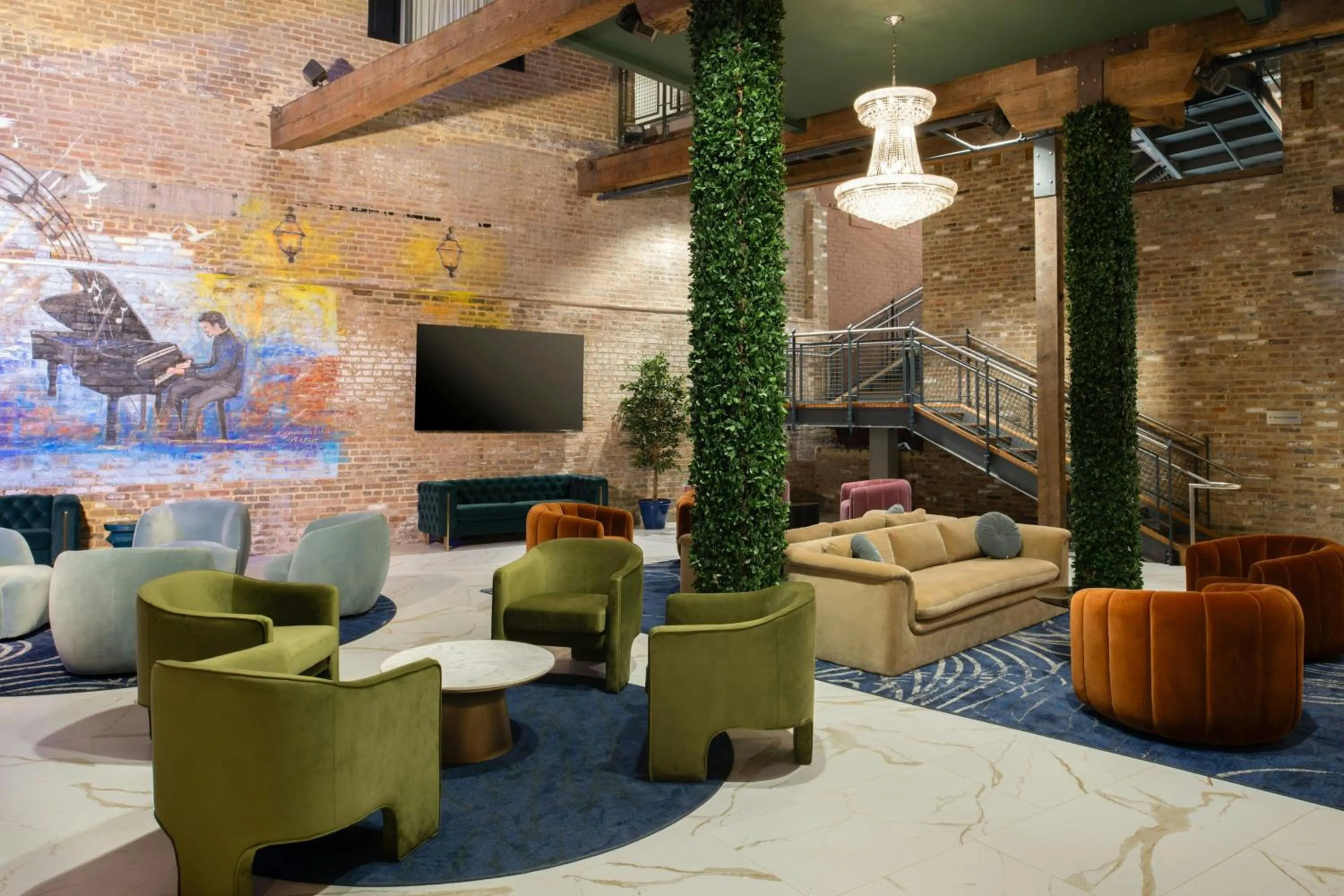 Lobby or reception in Courtyard by Marriott New Orleans Warehouse Arts District