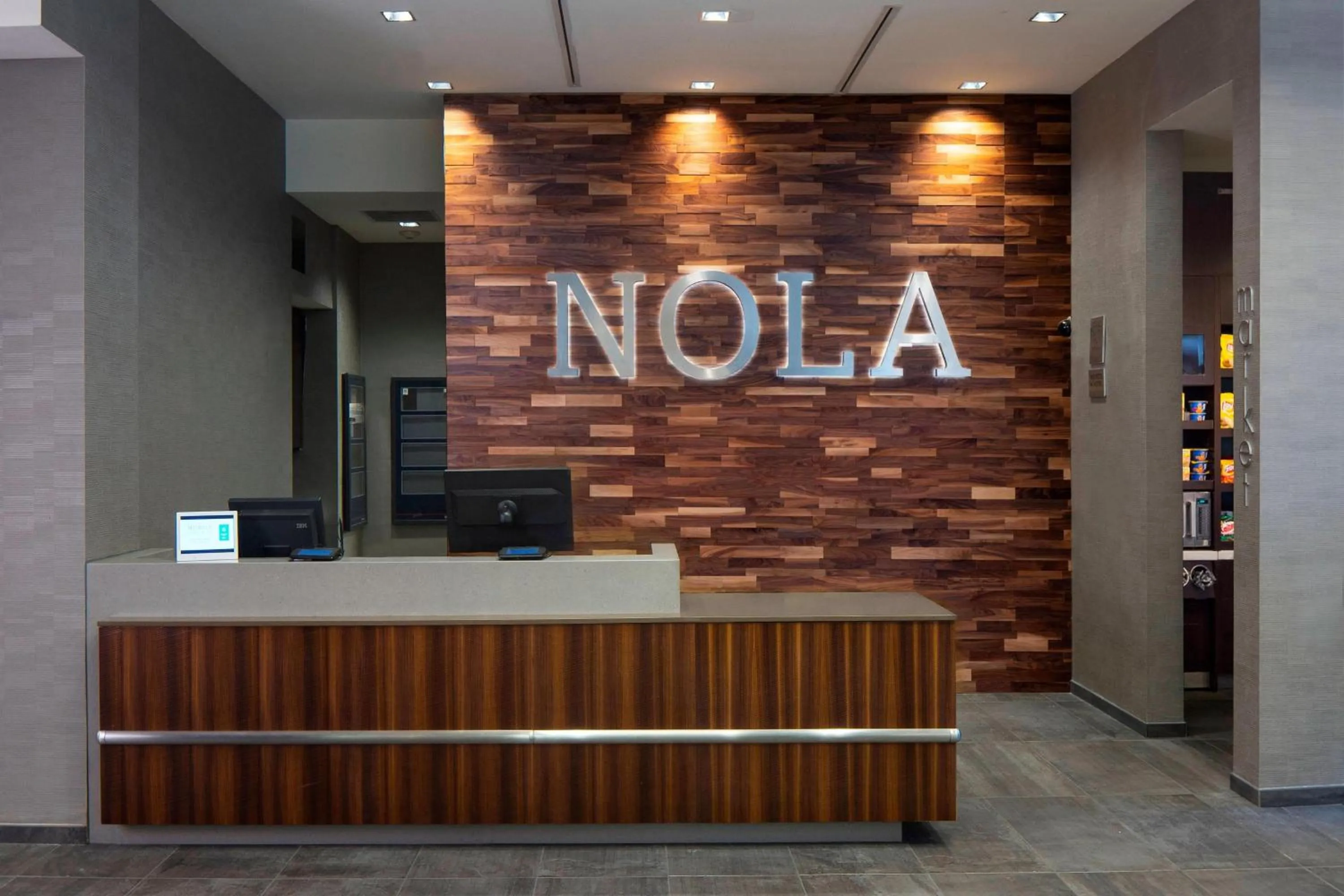 Lobby or reception in Courtyard by Marriott New Orleans Downtown Near the French Quarter