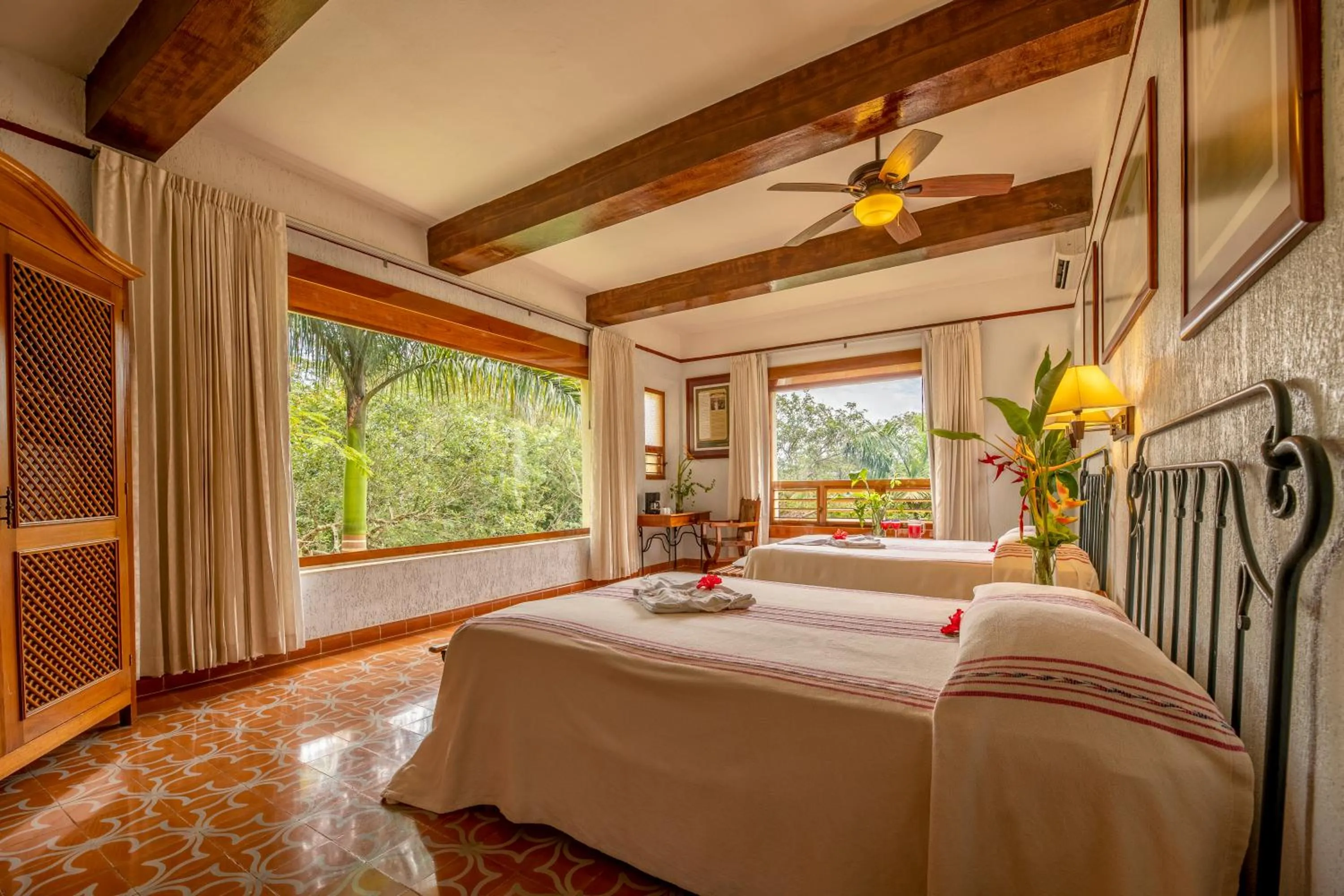 Bedroom, Bed in Hacienda Uxmal Plantation & Museum