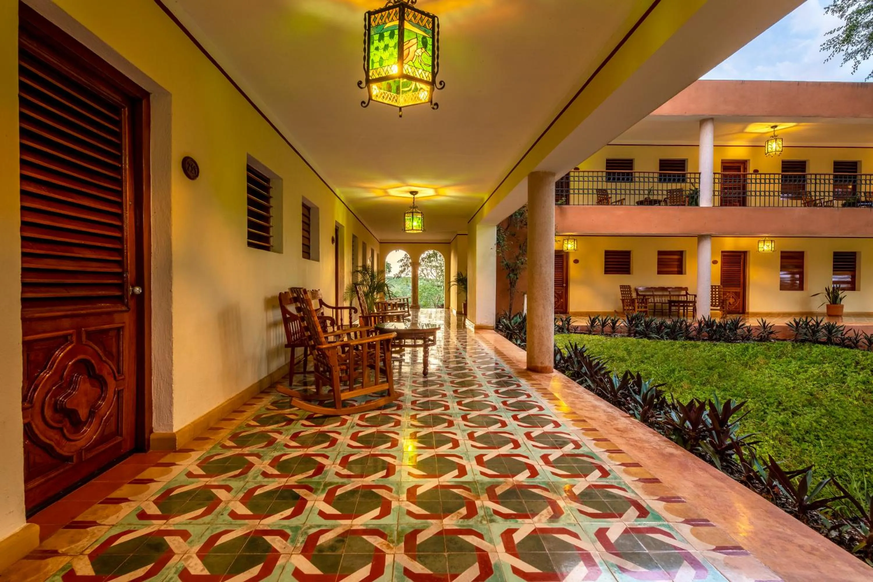 Balcony/Terrace in Hacienda Uxmal Plantation & Museum