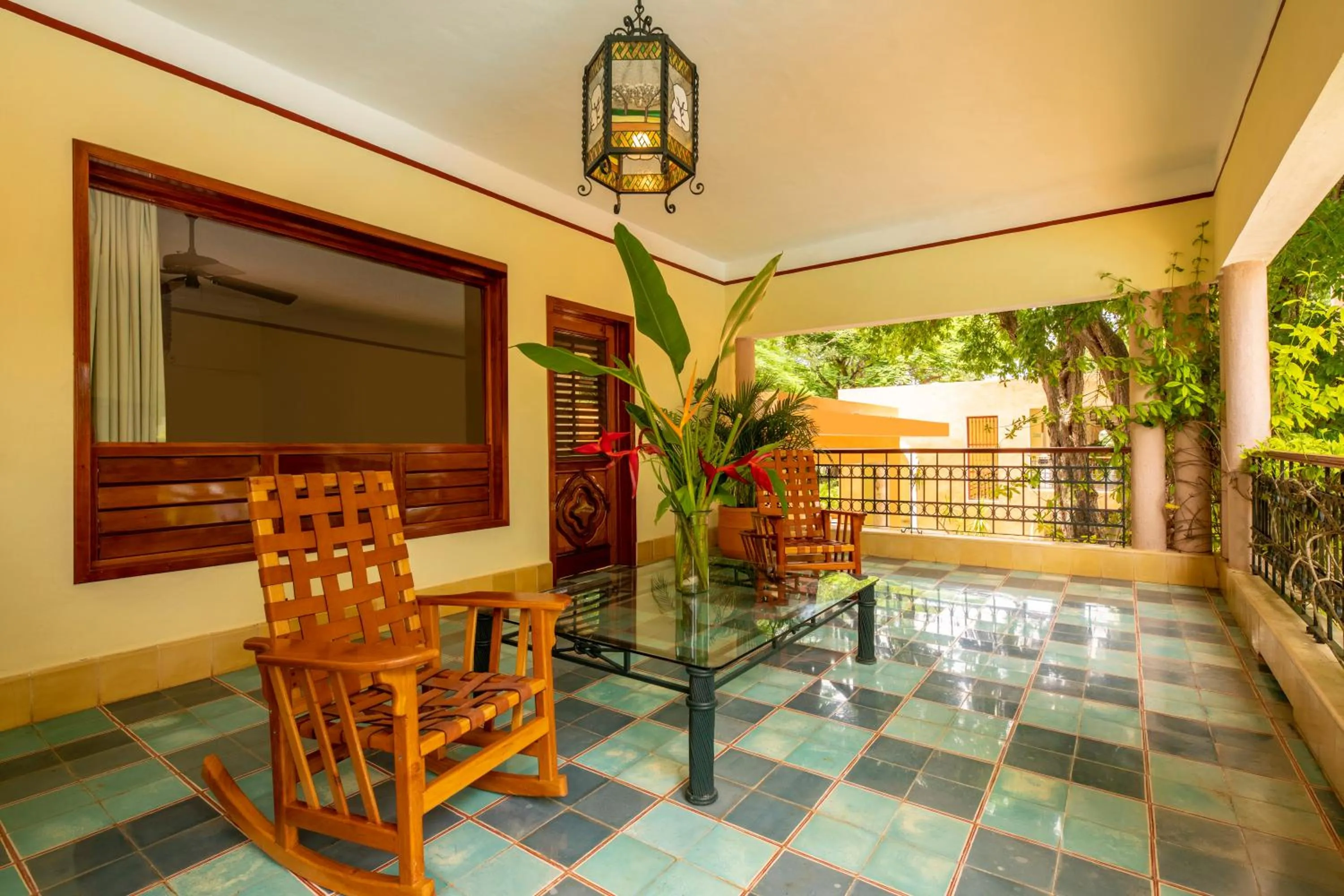 Balcony/Terrace in Hacienda Uxmal Plantation & Museum