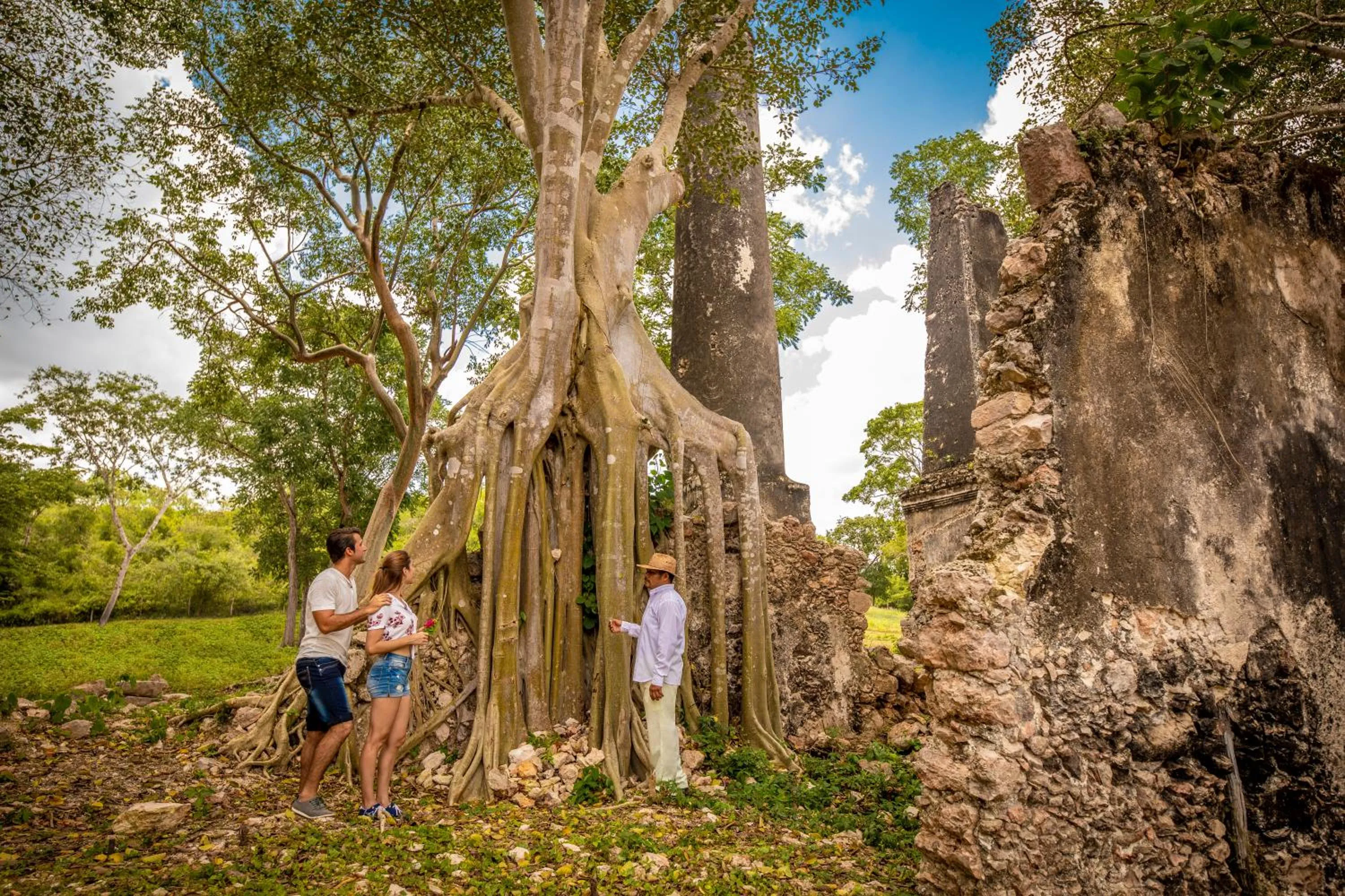 People in Hacienda Uxmal Plantation & Museum