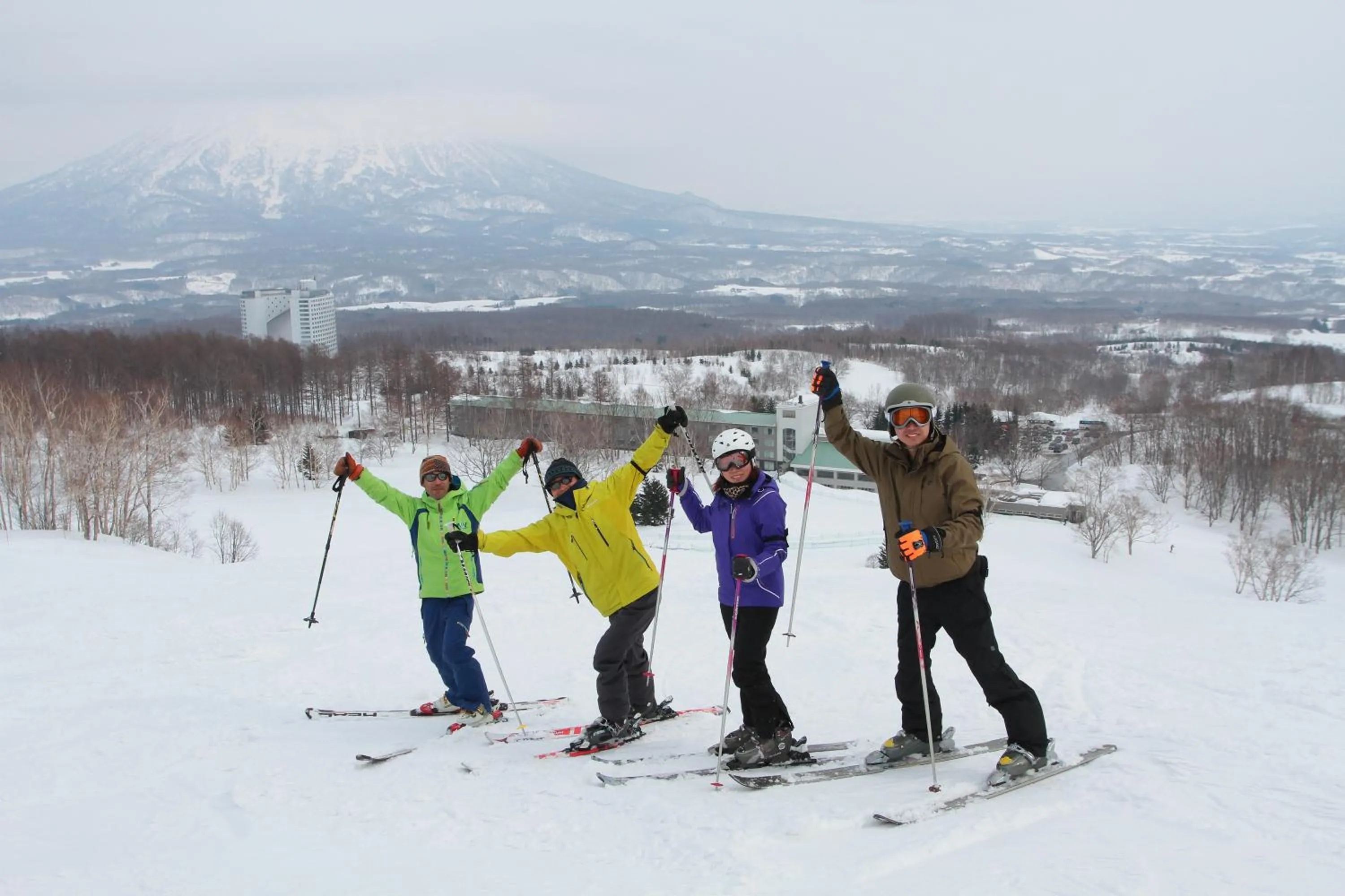 Skiing in The Green Leaf Niseko Village, Tapestry Collection by Hilton
