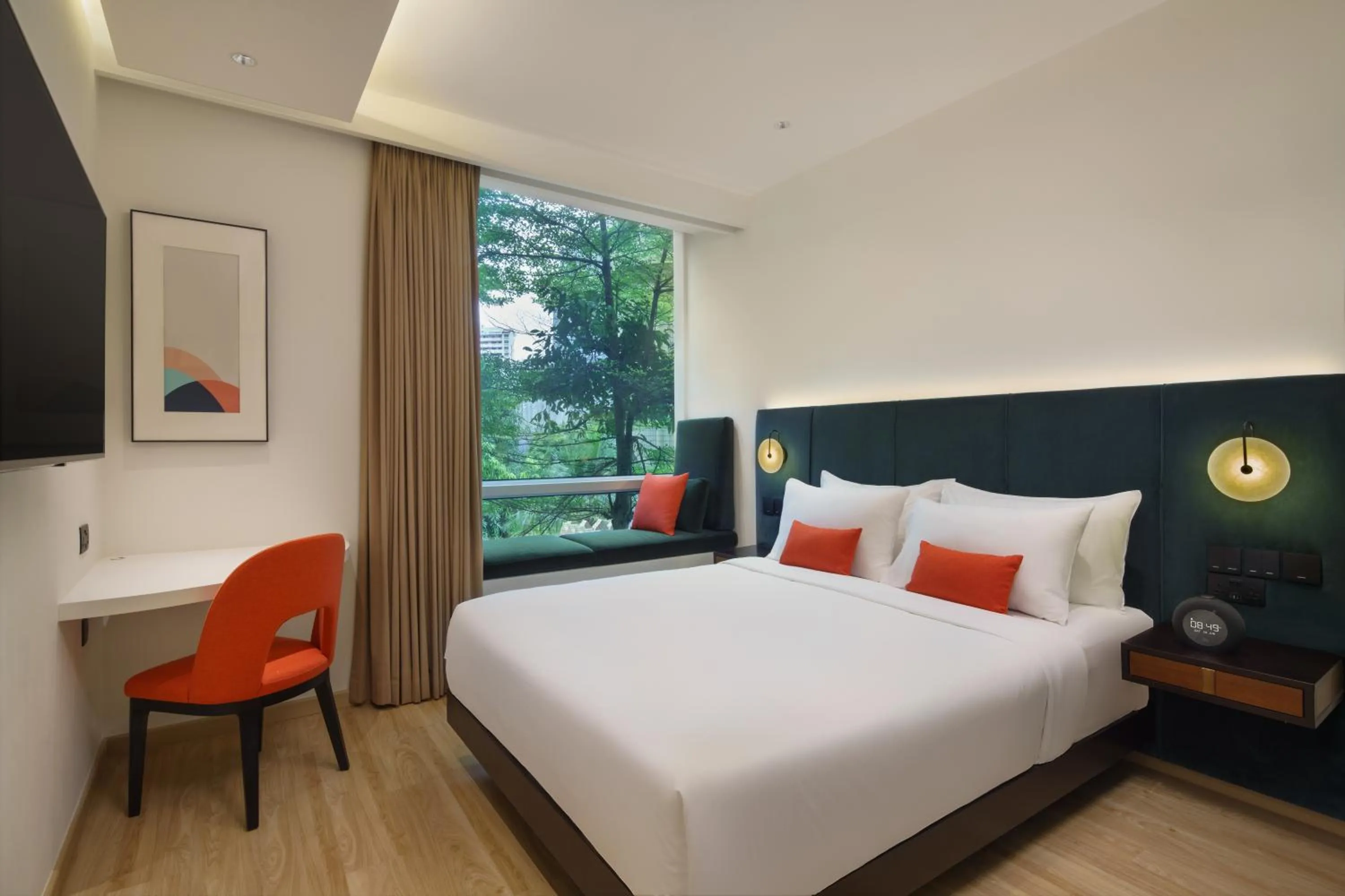 Photo of the whole room, Bed in Park Regis by Prince Singapore