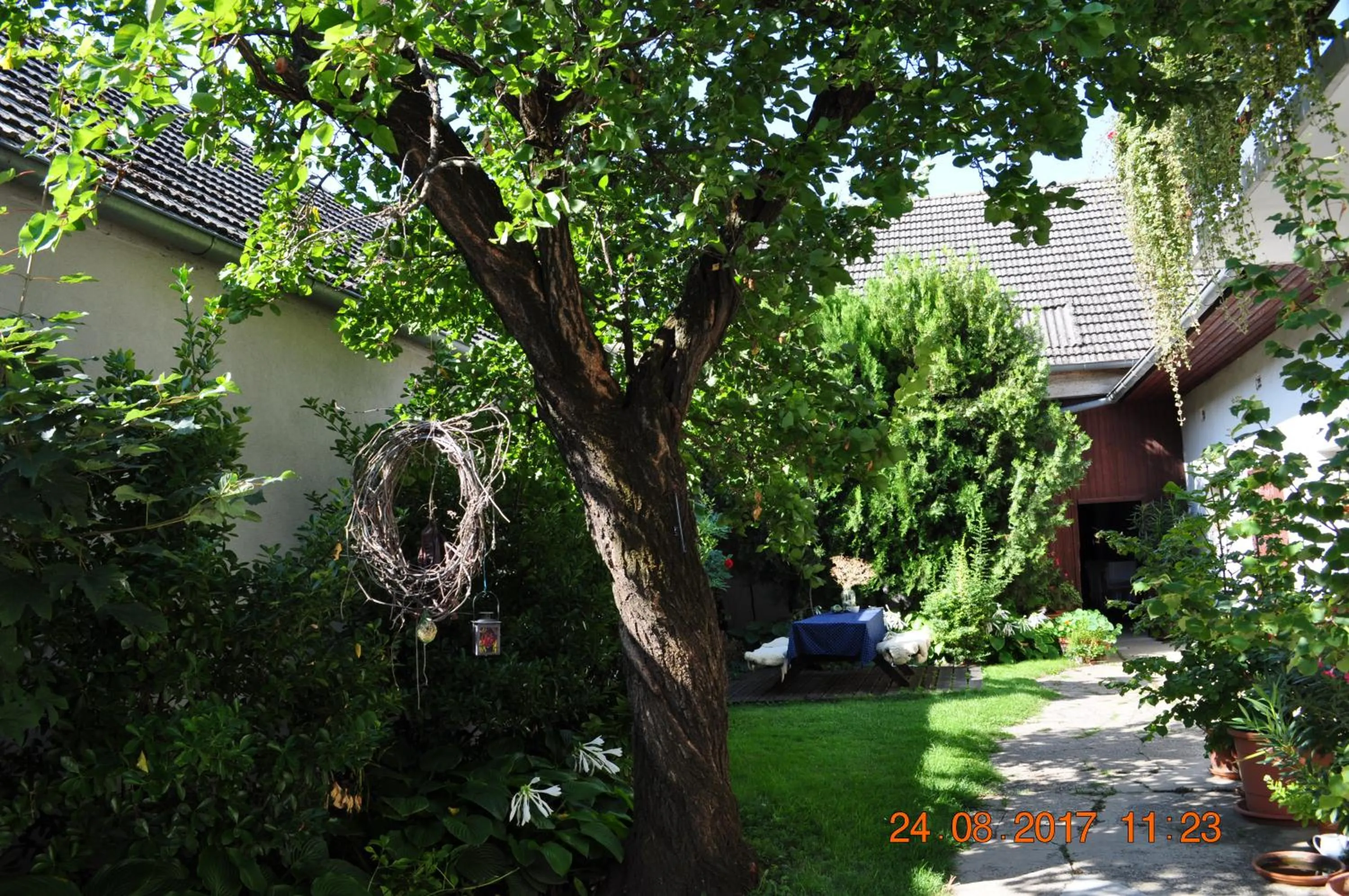 Patio in Ferienherbergen S & J Zeisz