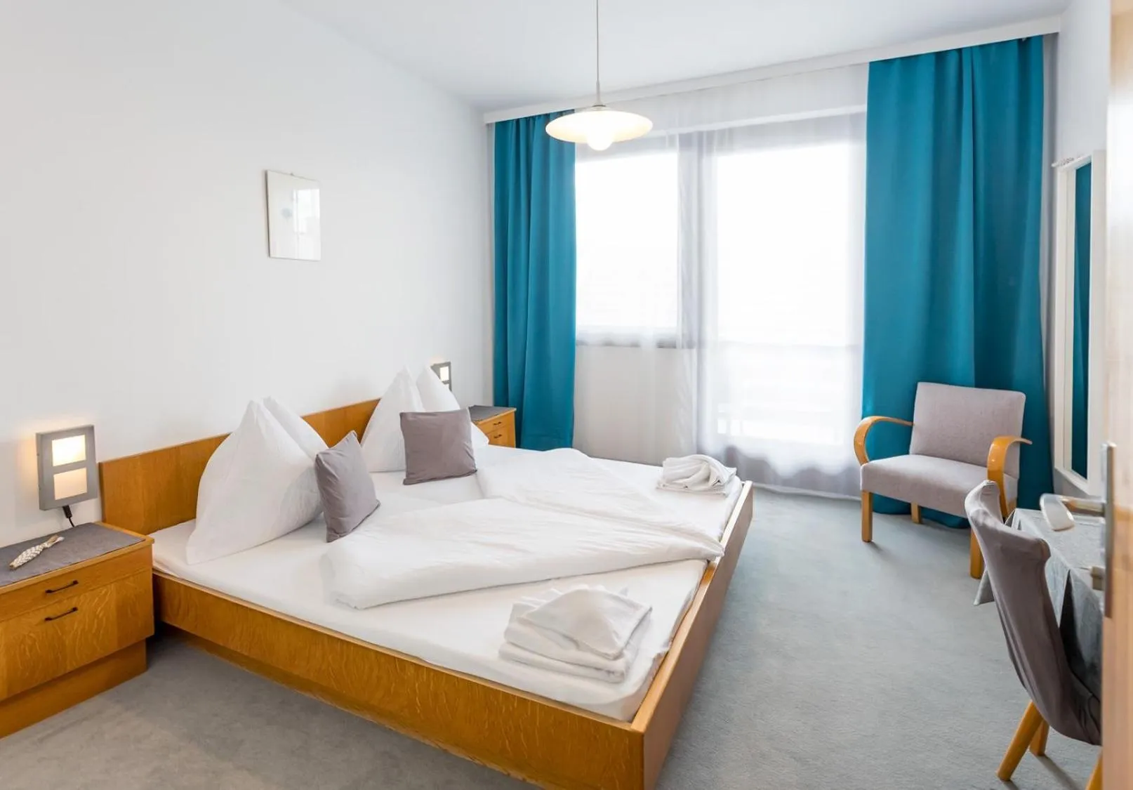 Balcony/Terrace, Bed in Ferienherbergen S & J Zeisz