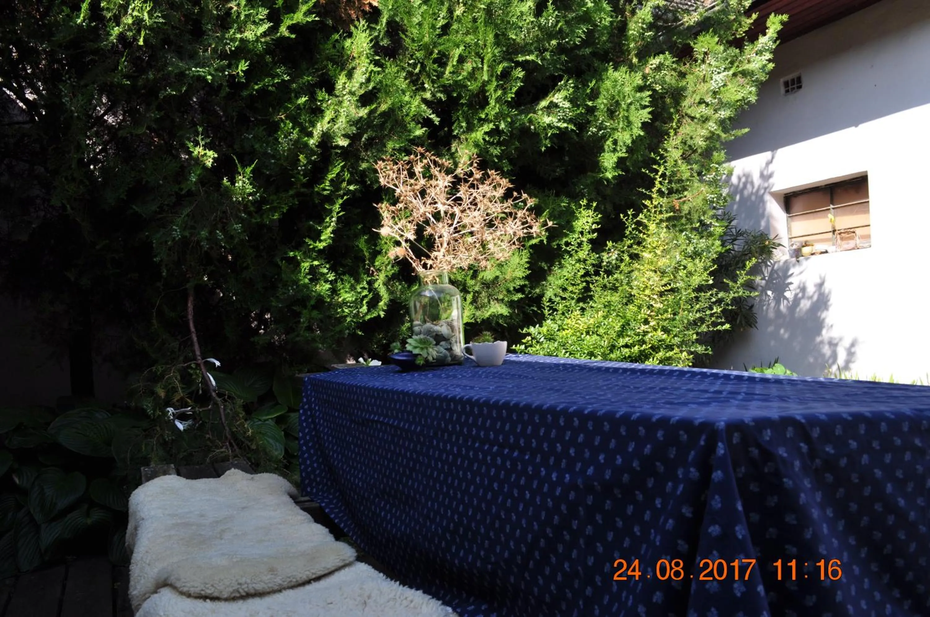 Patio in Ferienherbergen S & J Zeisz