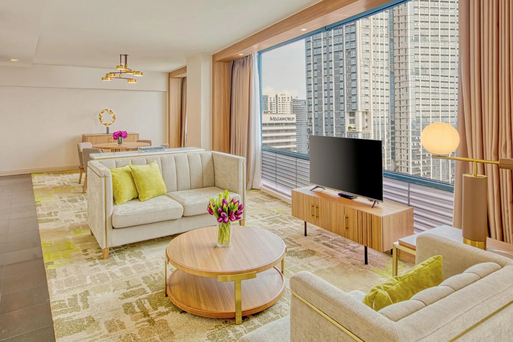 Communal lounge/ TV room in Eastwood Richmonde Hotel Quezon City