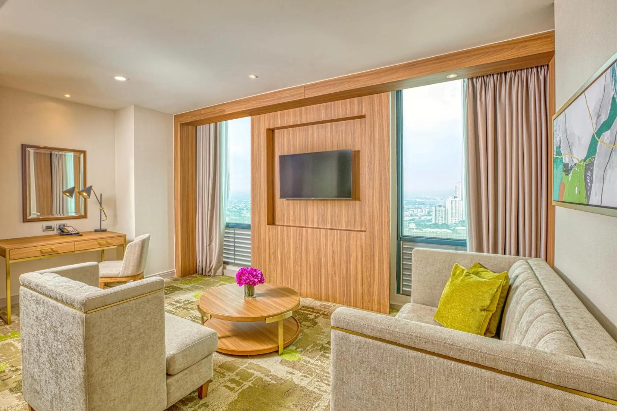Communal lounge/ TV room in Eastwood Richmonde Hotel Quezon City