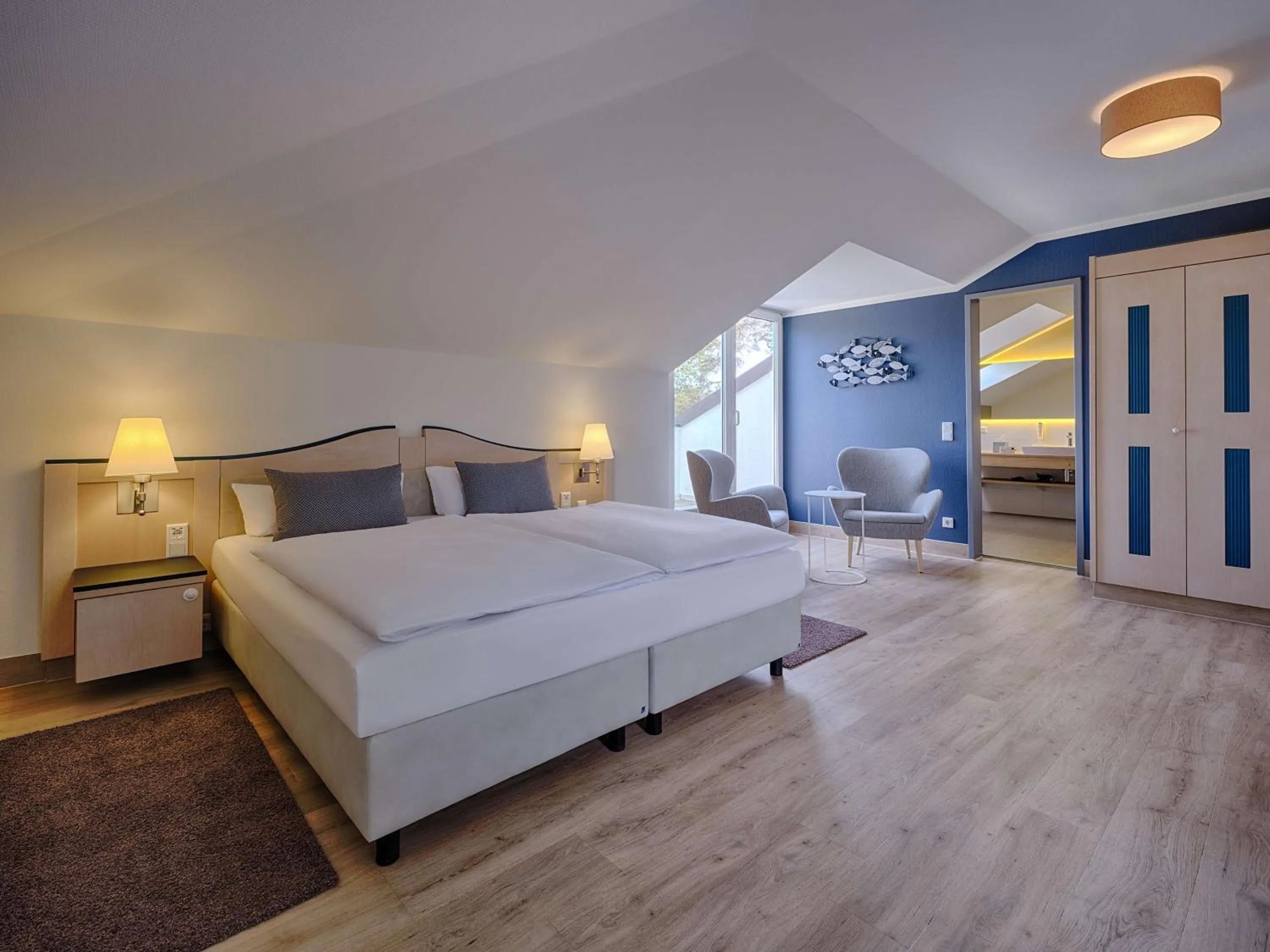 Photo of the whole room, Bed in Dorint Seehotel Binz-Therme
