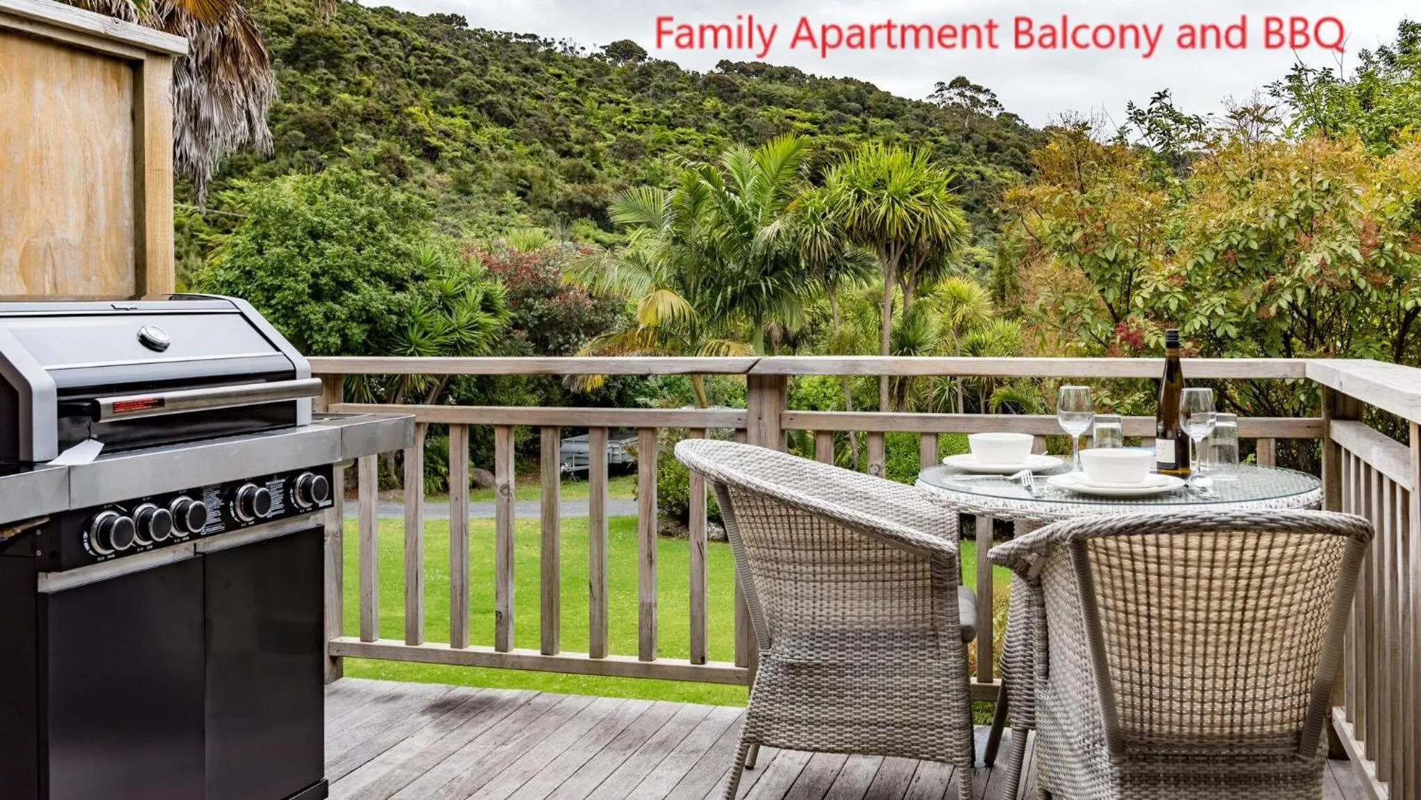 BBQ facilities in Bay of Islands Holiday Apartments