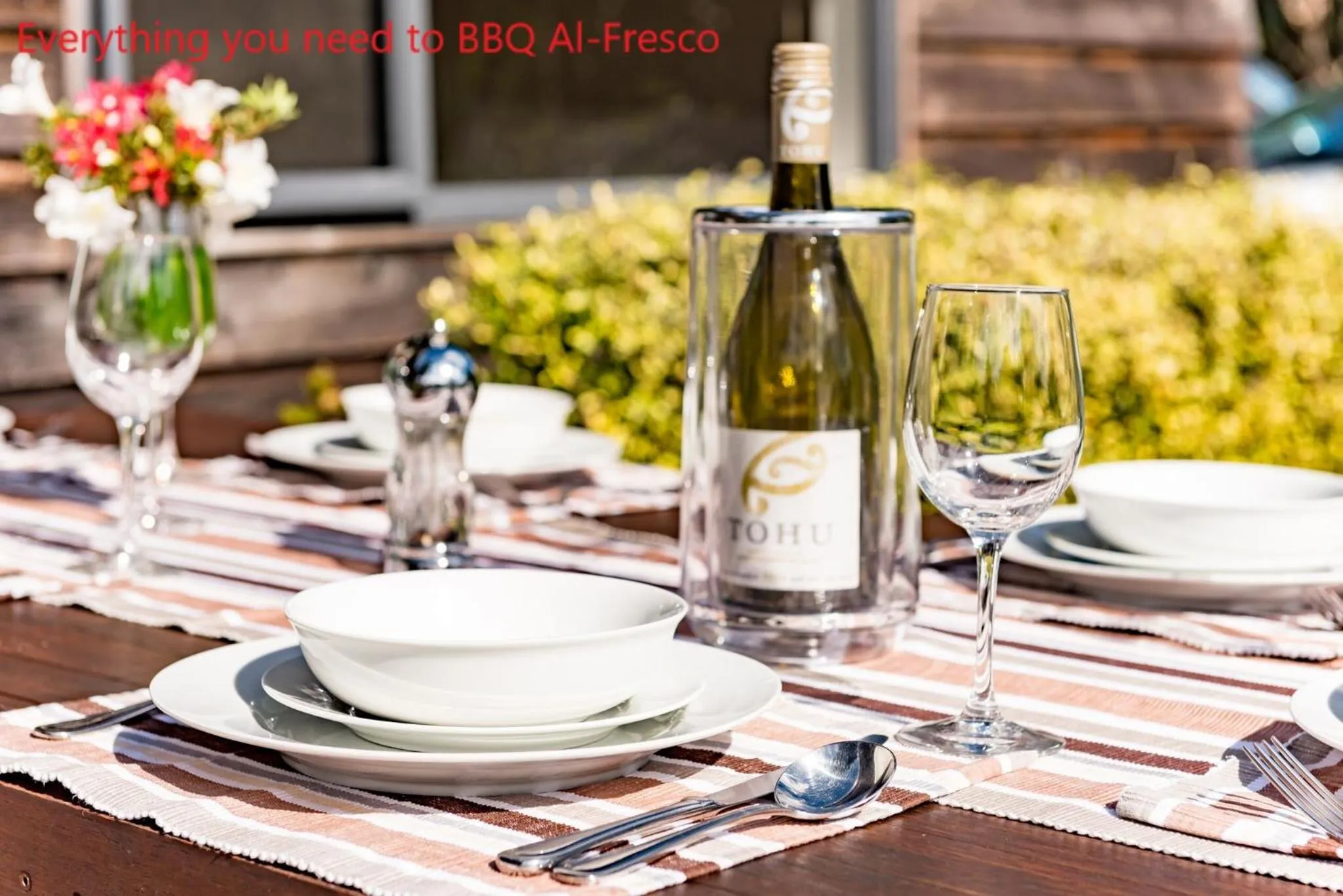 BBQ facilities in Bay of Islands Holiday Apartments